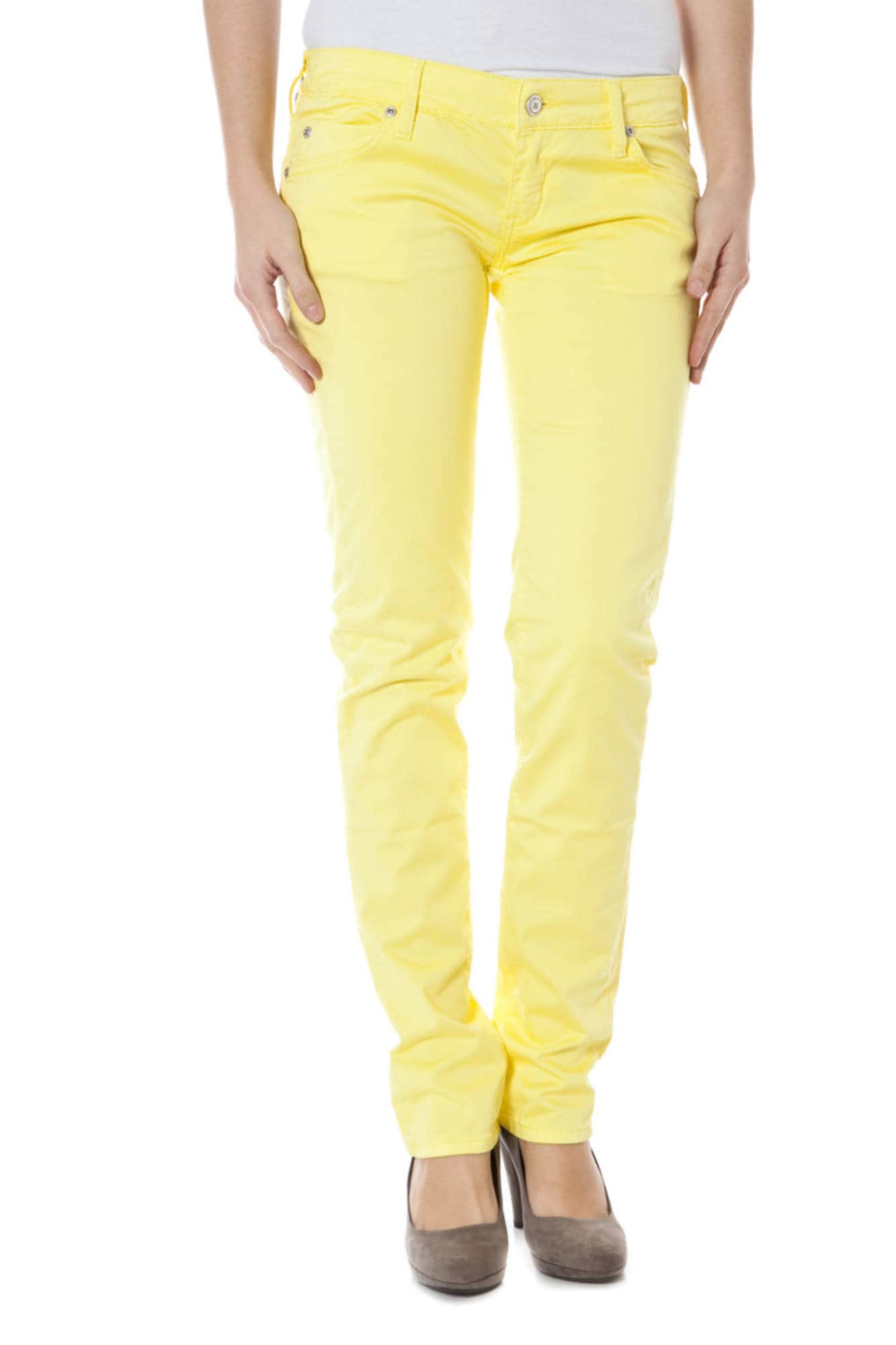 ZUELEMENTS AMARILLO MUJER PANTALÓN