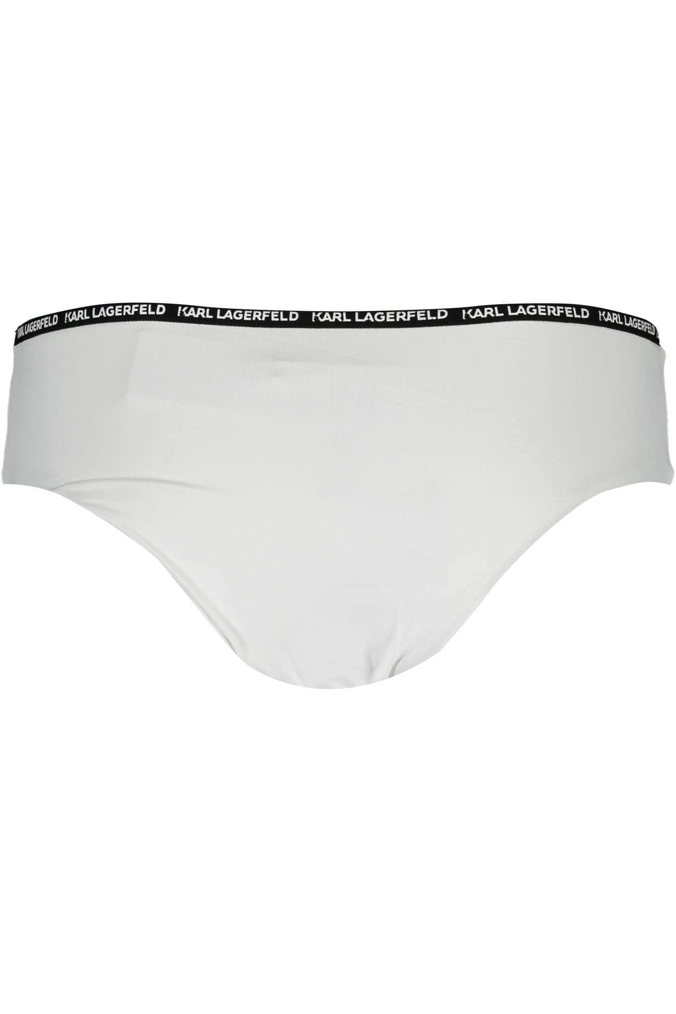Karl Lagerfeld braguita de bikini blanco mujer