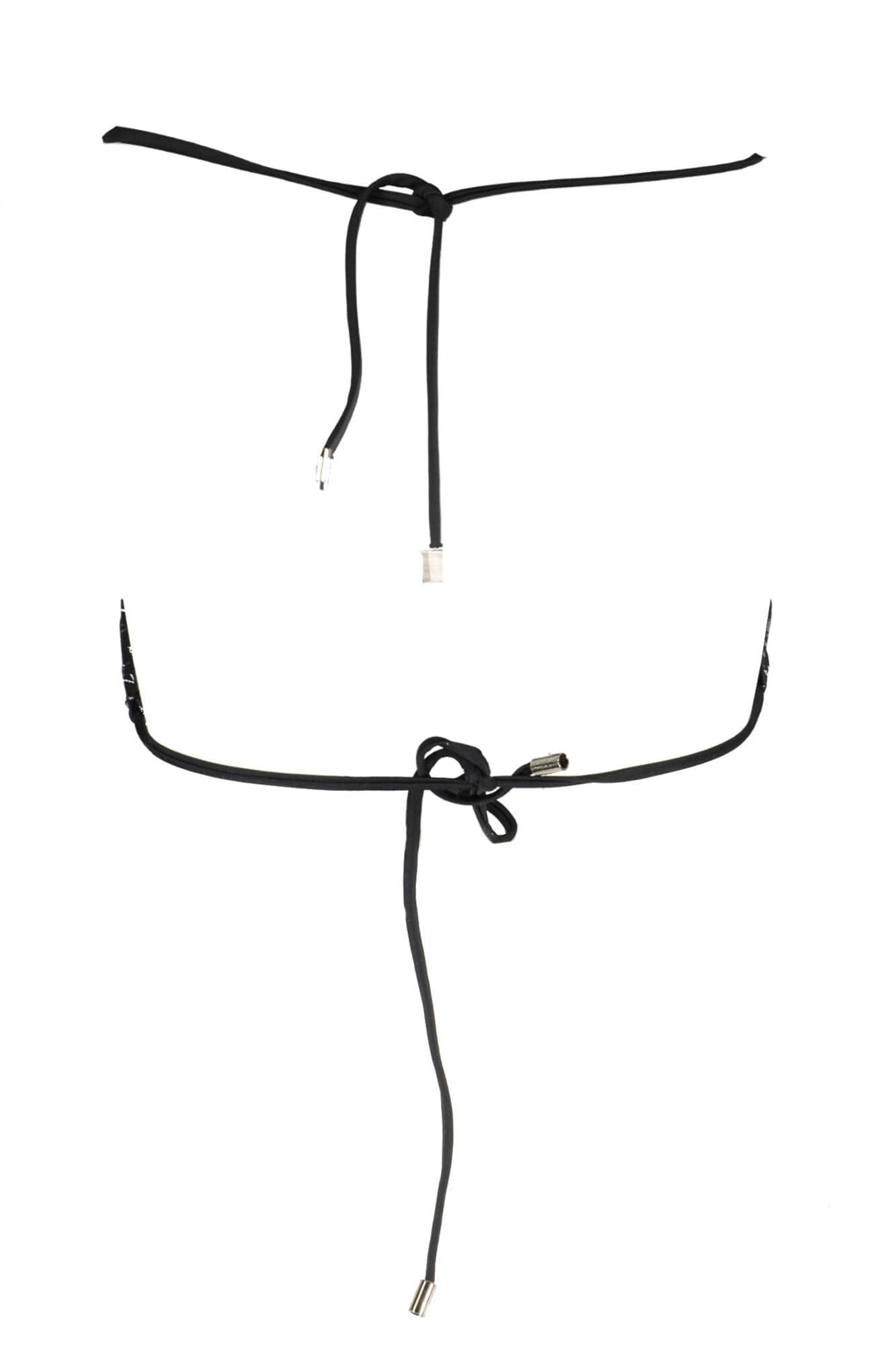Karl Lagerfeld top de bikini mujer negro
