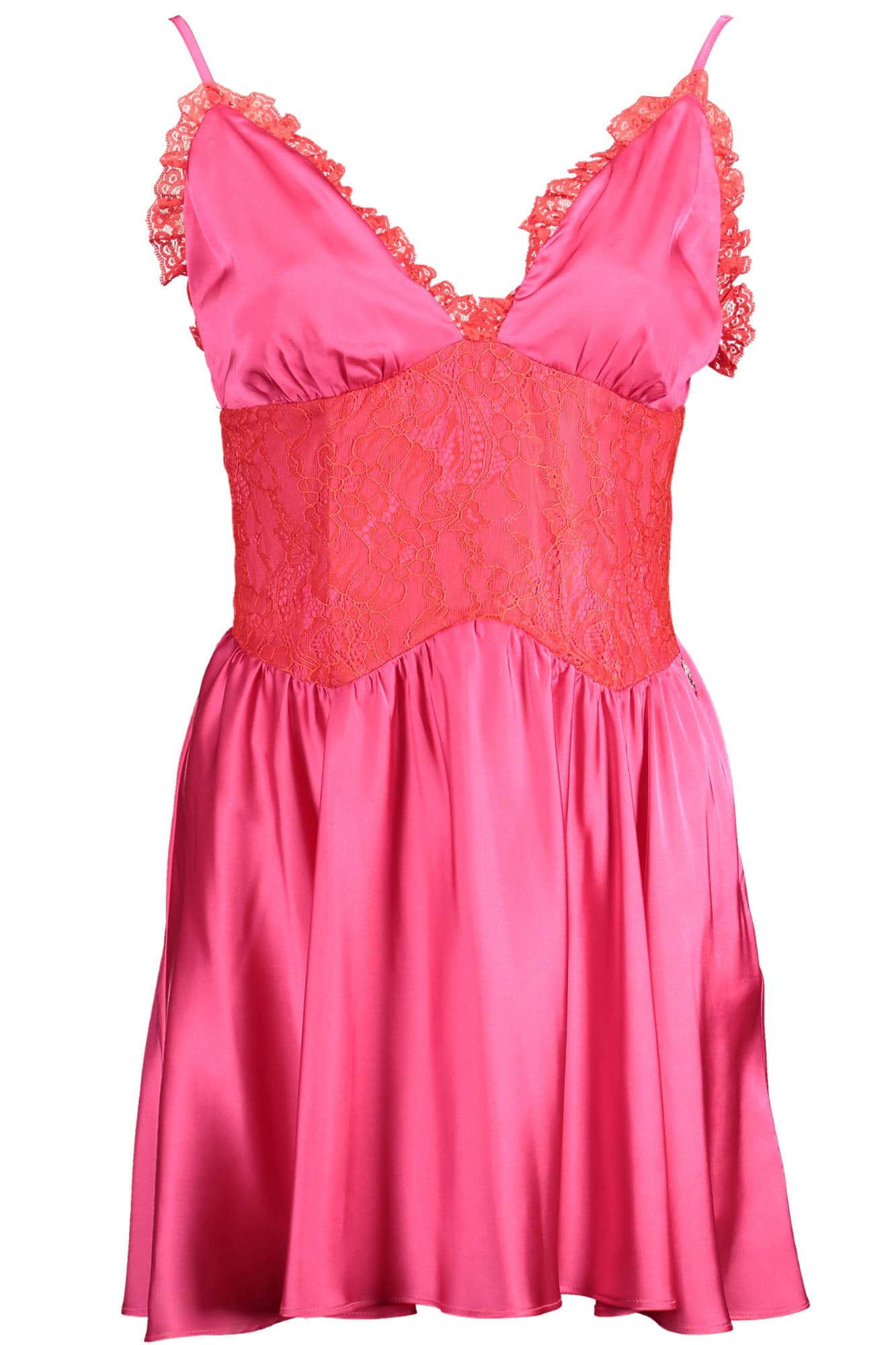Gaelle Paris rosa mujer corto vestido