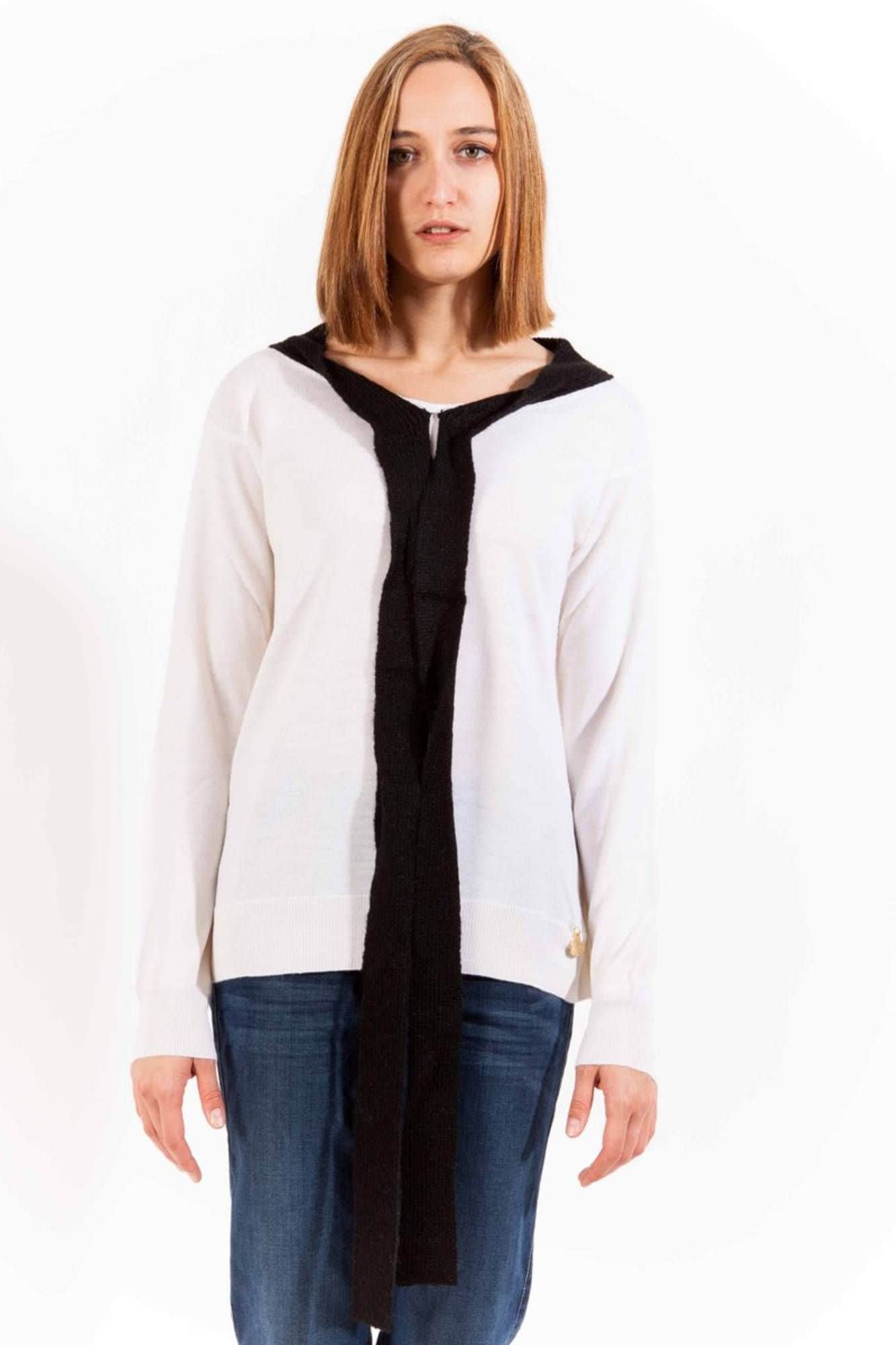 Love Moschino blanco mujer jersey