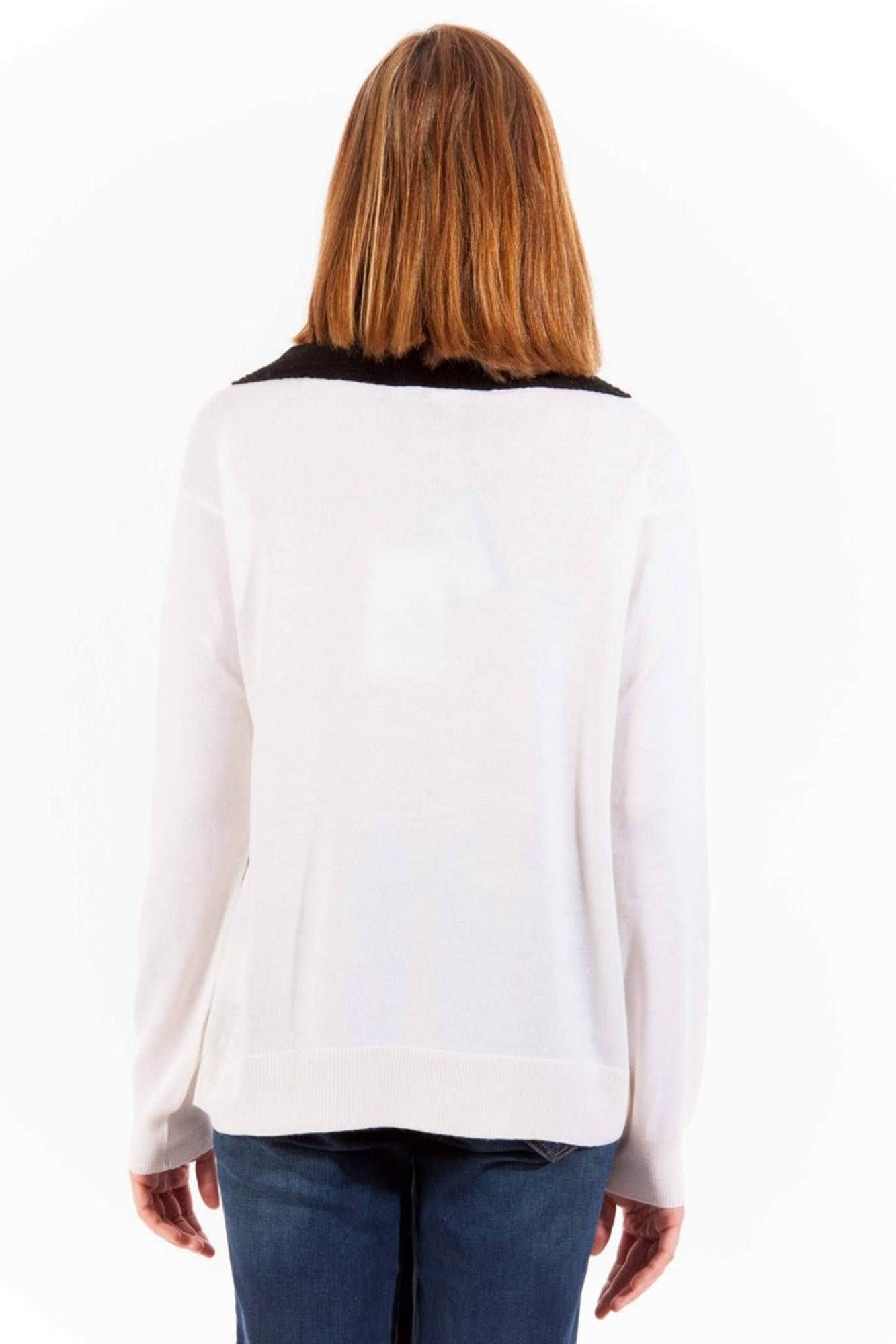 Love Moschino blanco mujer jersey