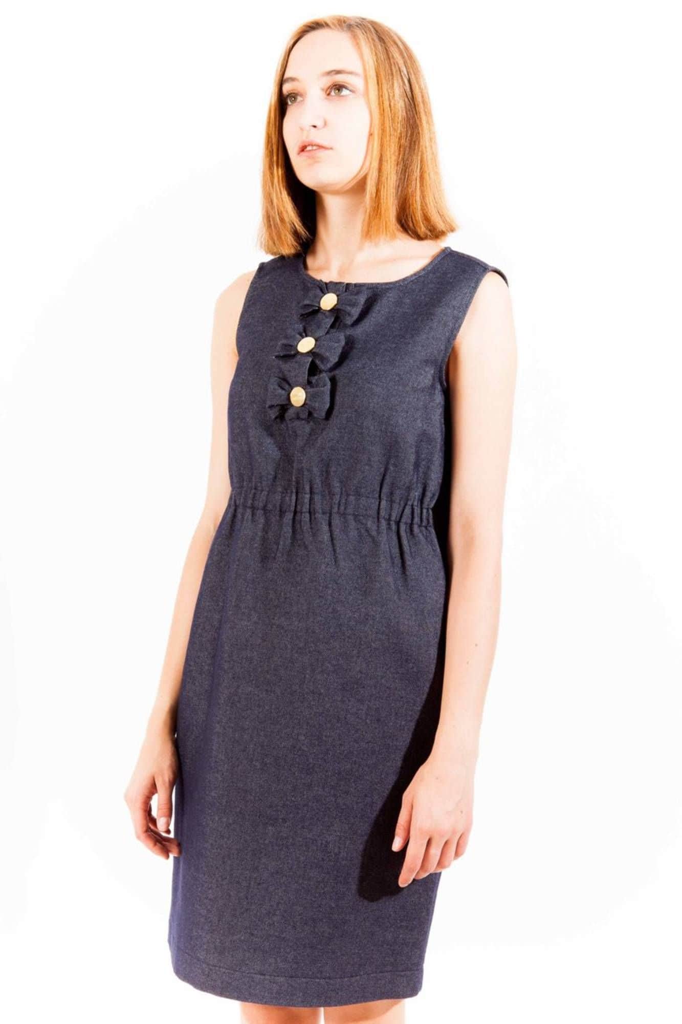 Love Moschino corto vestido mujer azul