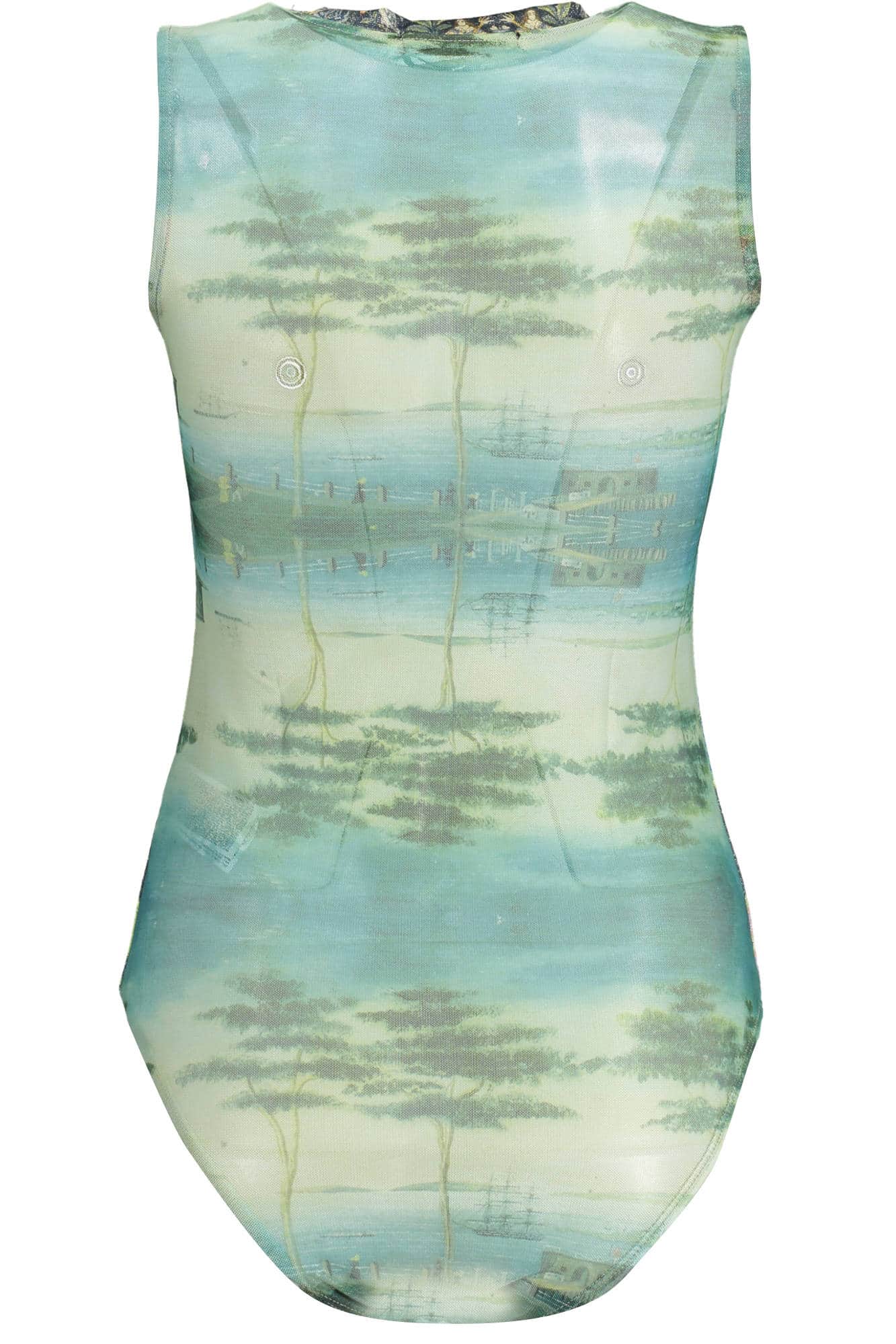 Desigual body a camiseta de tirantes mujer verde