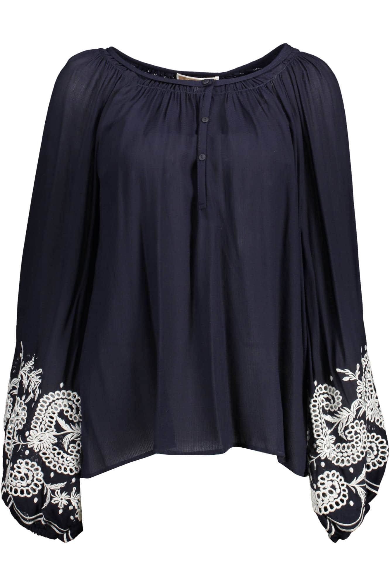 Kocca manga larga camisa azul mujer
