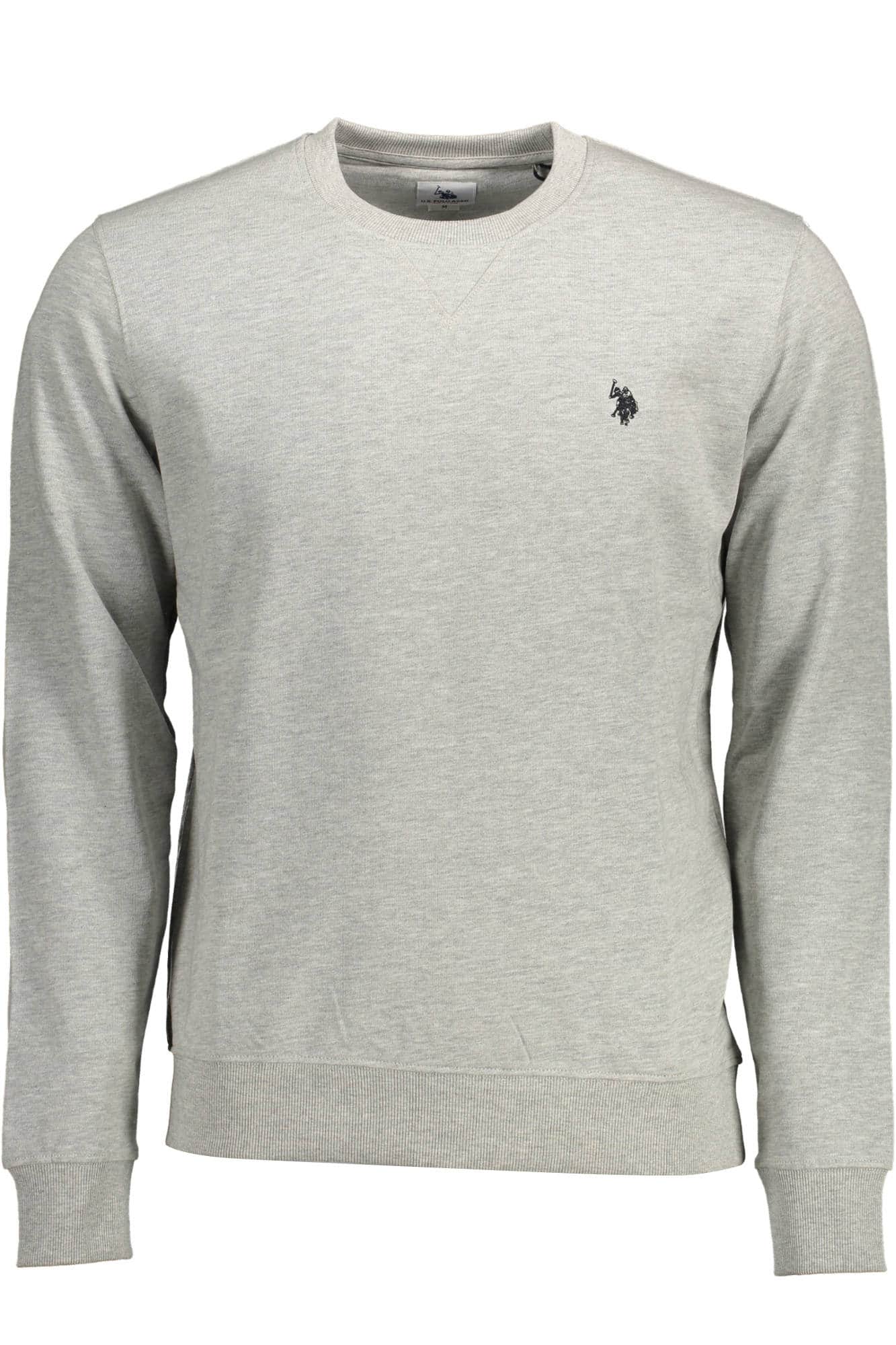US Polo Assn. hombre gris con cremallera sudadera