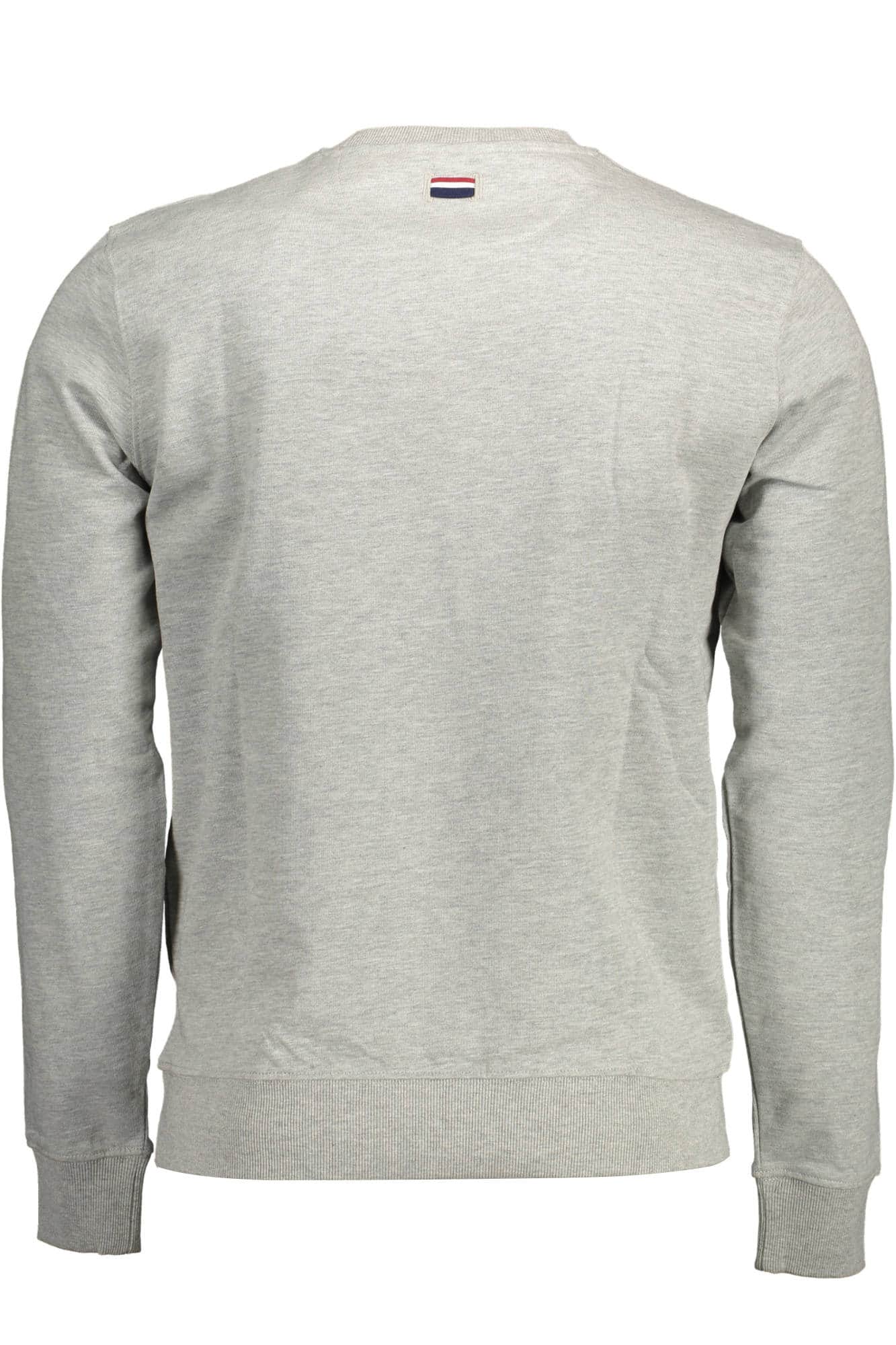 US Polo Assn. hombre gris con cremallera sudadera