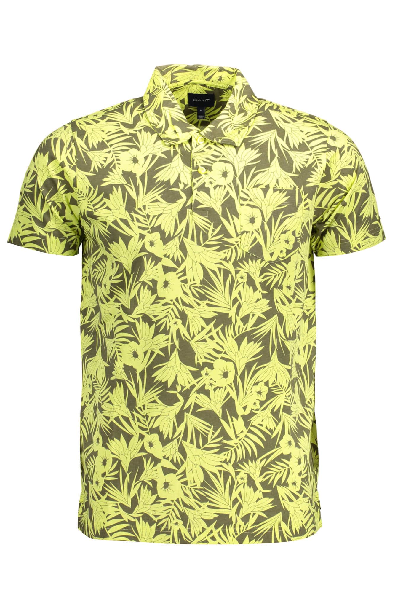Gant hombre manga corta amarillo polo