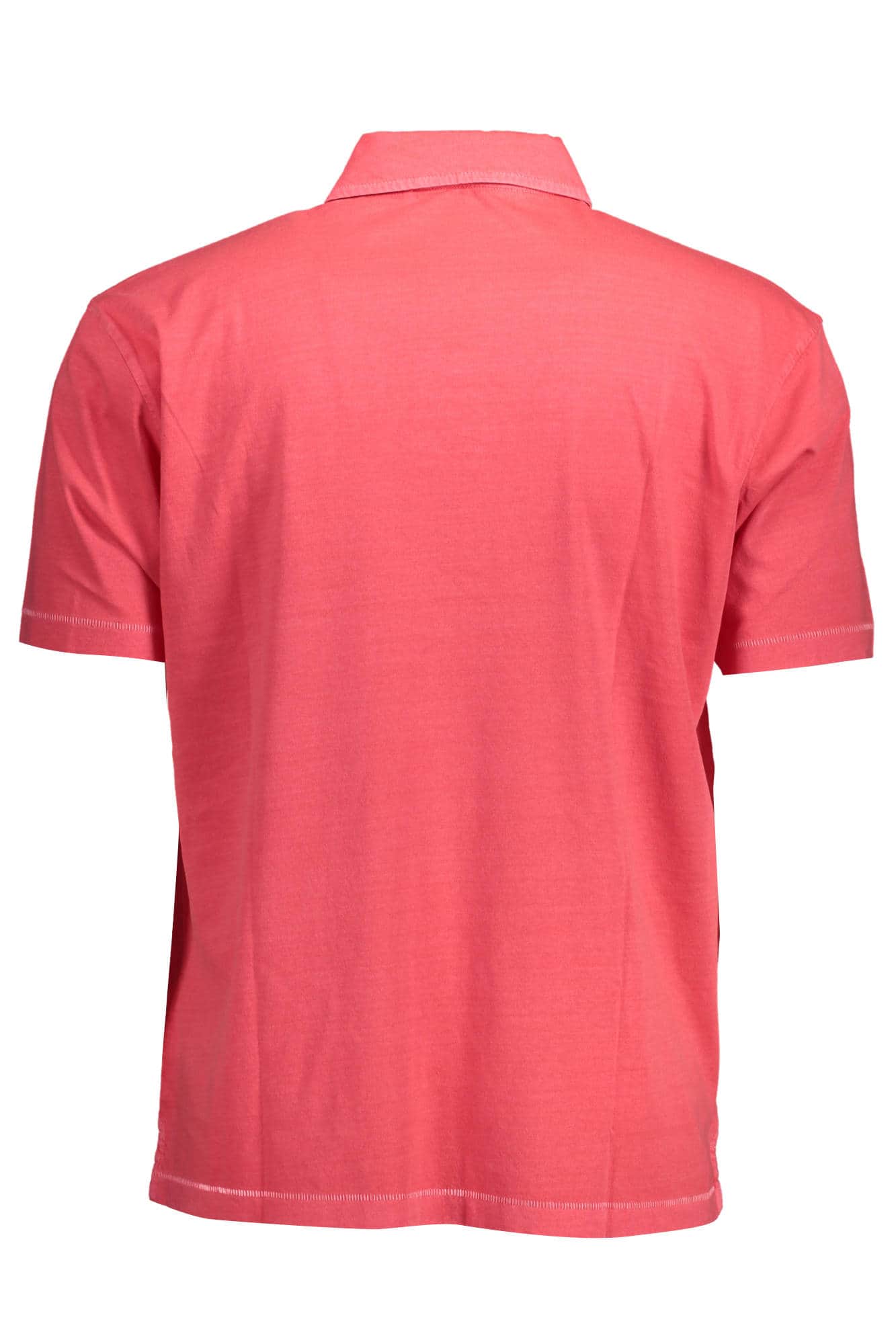 Gant hombre rosa manga corta polo