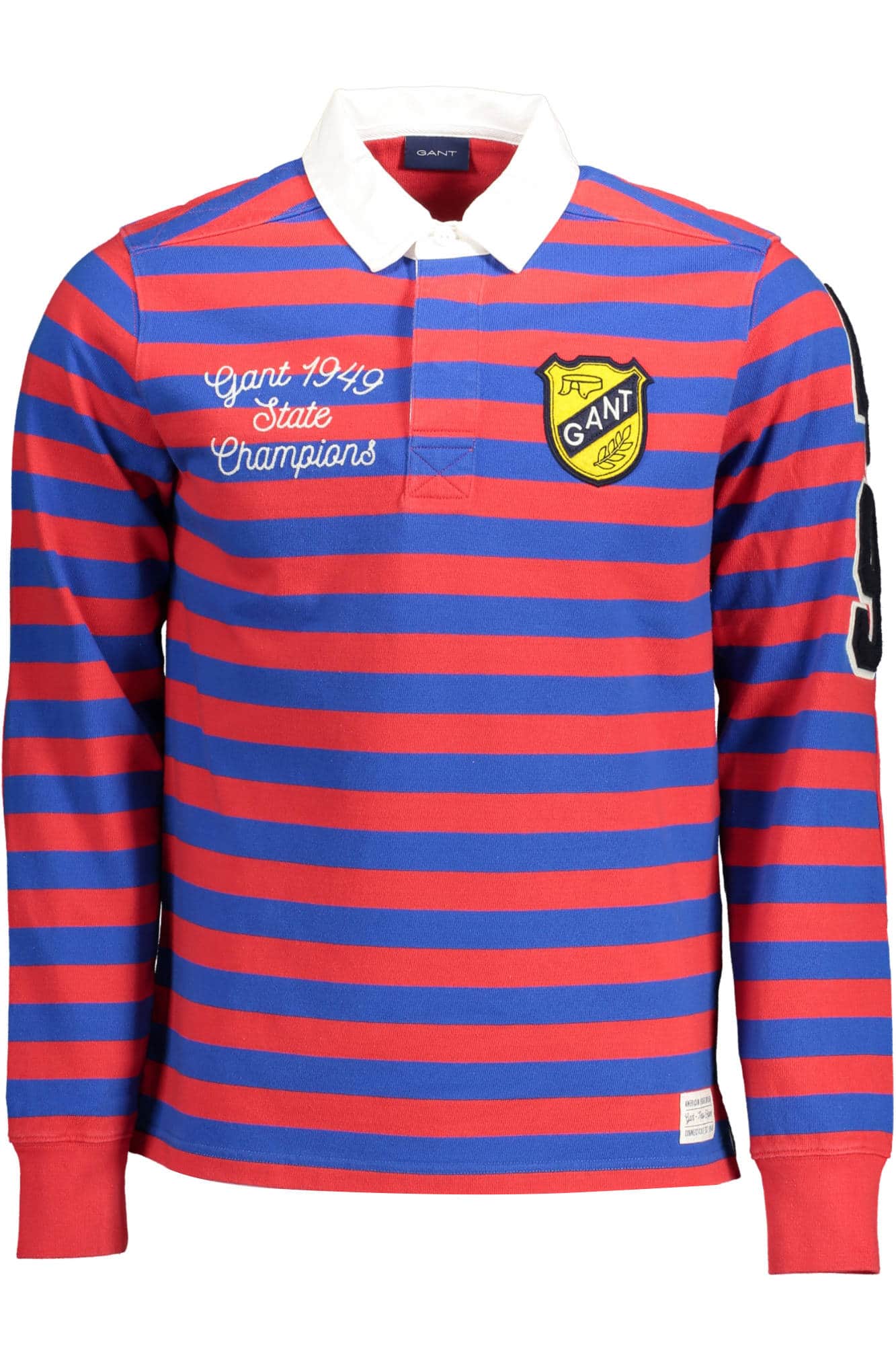 Gant hombre rojo manga larga polo