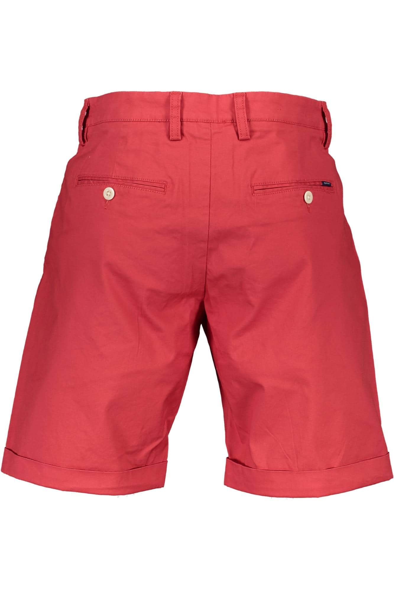 Gant rojo hombre bermudas pantalón