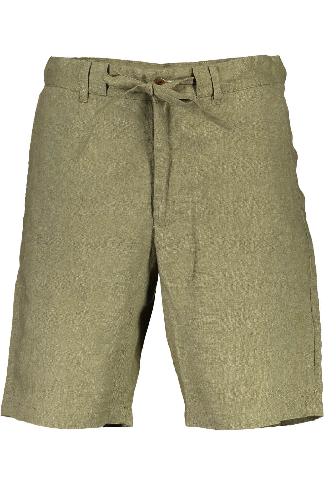 Gant verde hombre bermudas pantalón
