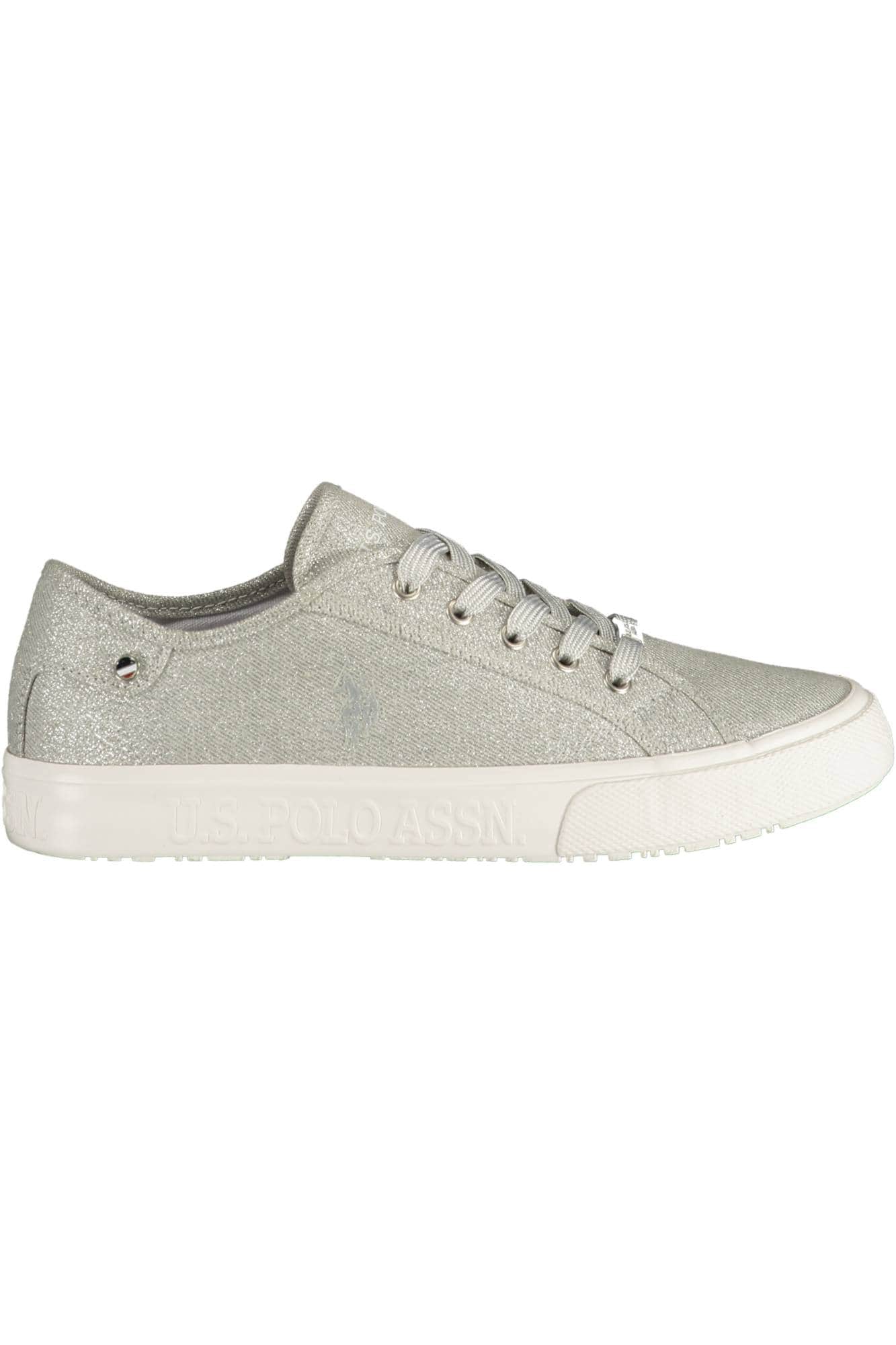 US POLO ASSN. ZAPATILLAS DEPORTIVAS MUJER PLATEADO