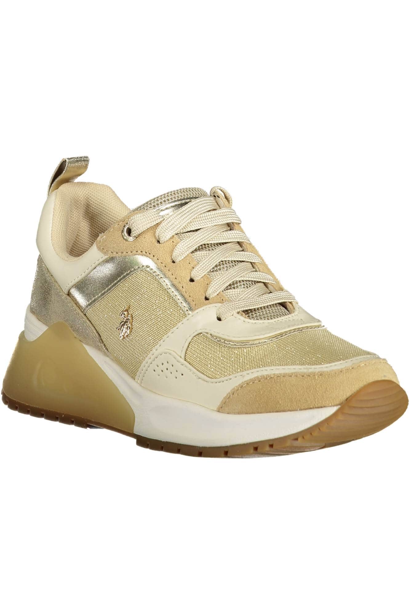 US Polo Assn. zapatillas deportivas mujer dorado