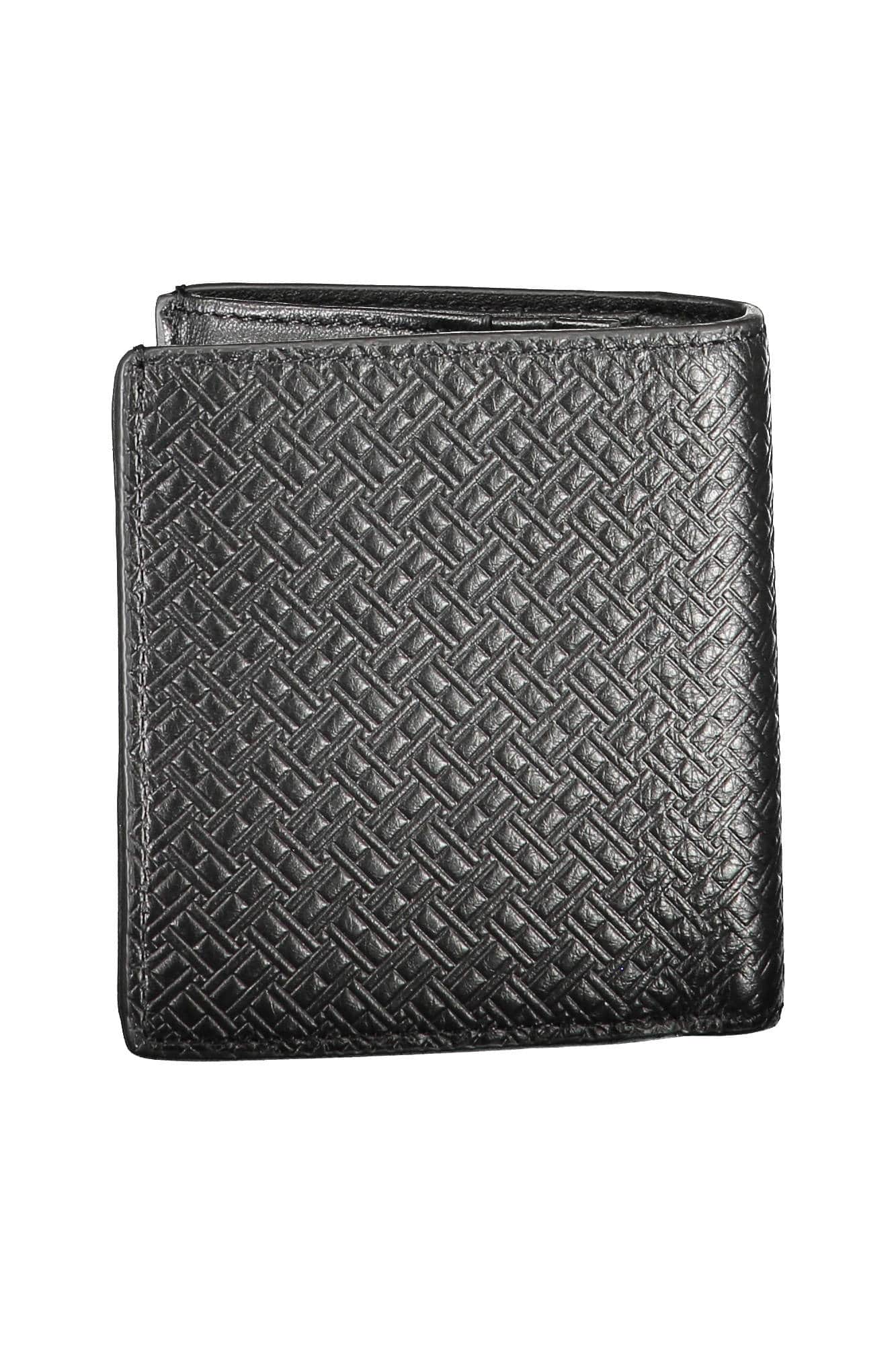 Tommy Hilfiger negro hombre cartera