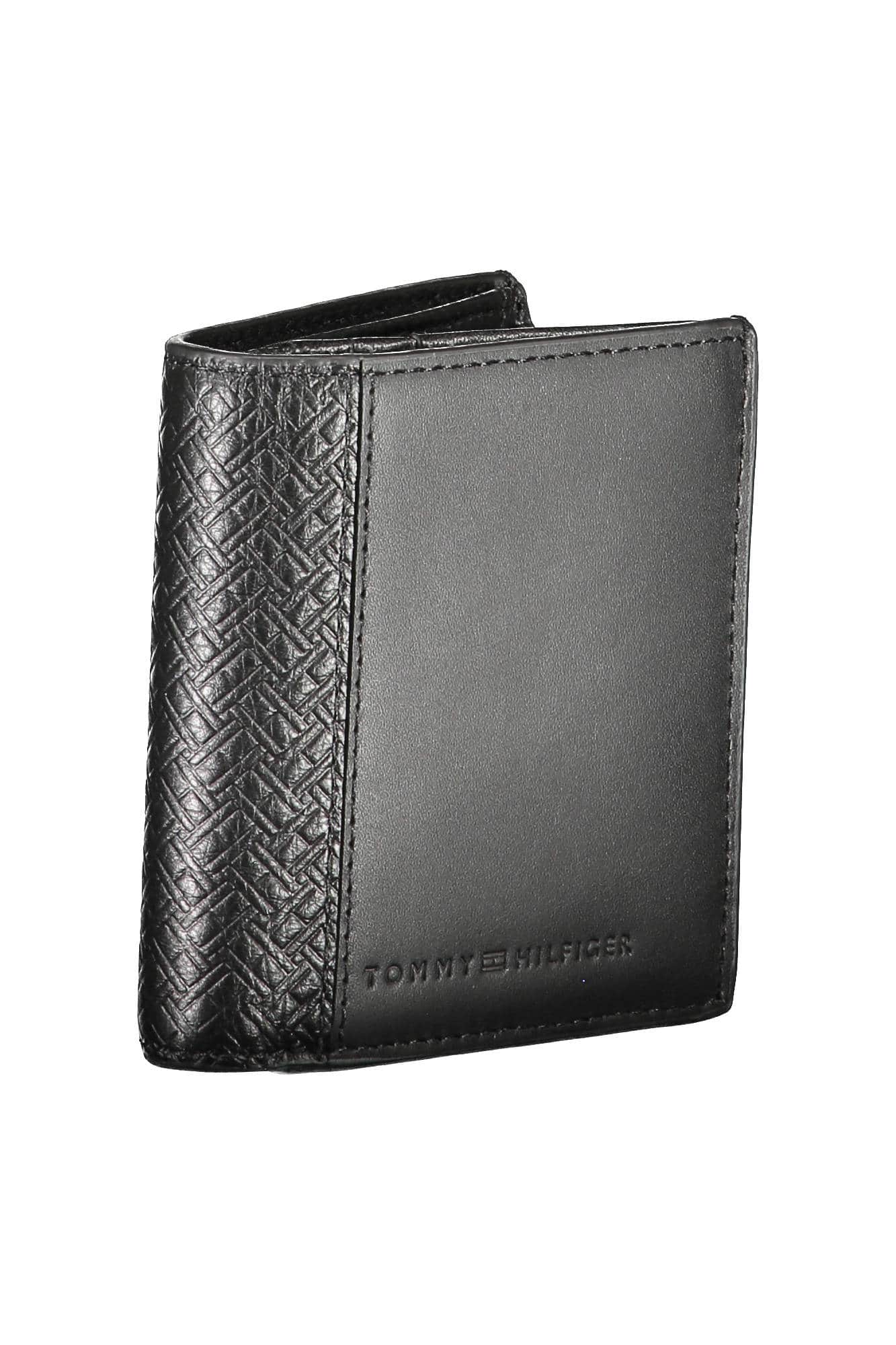 Tommy Hilfiger negro hombre cartera