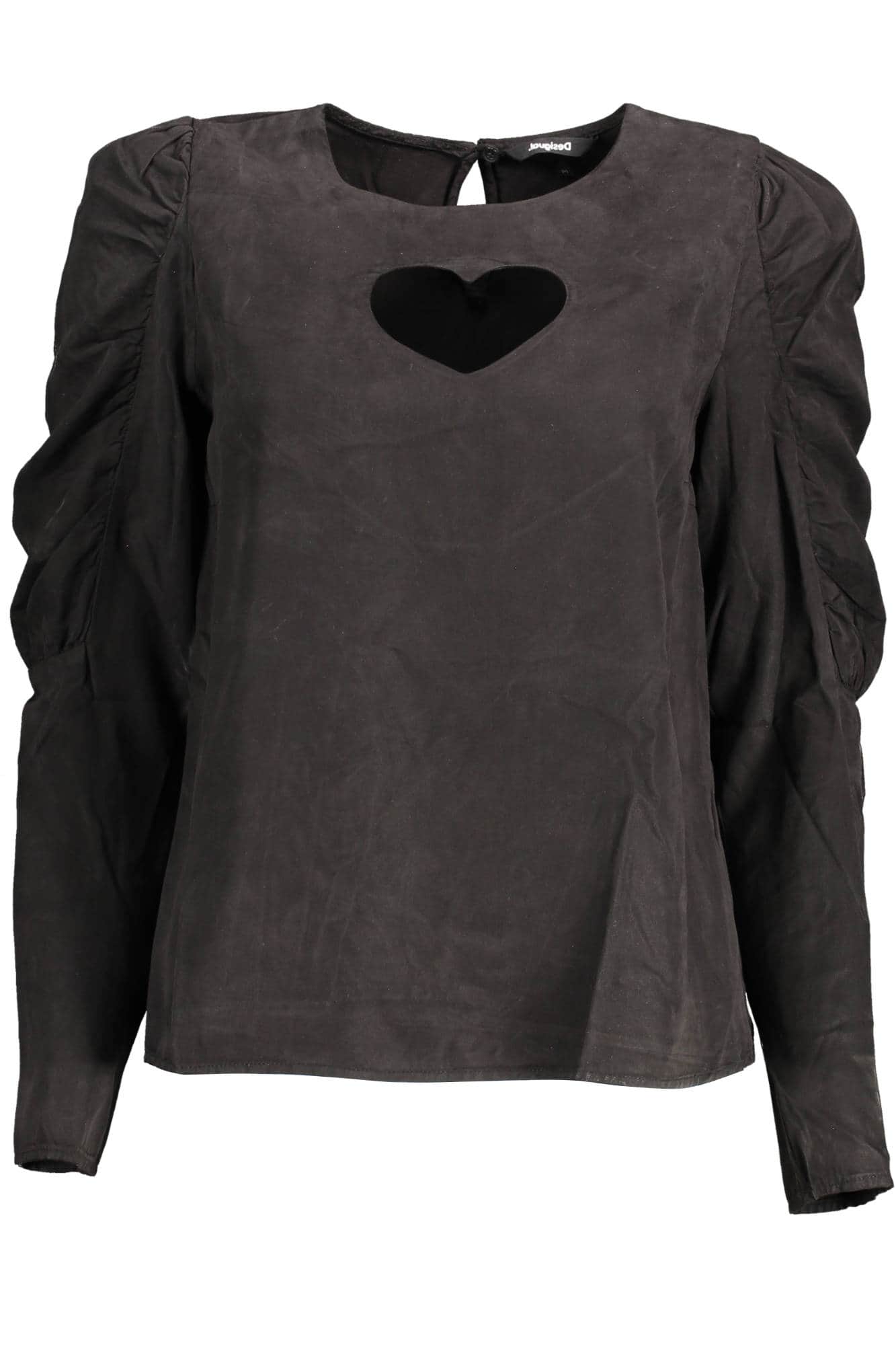 Desigual manga larga camisa mujer negro