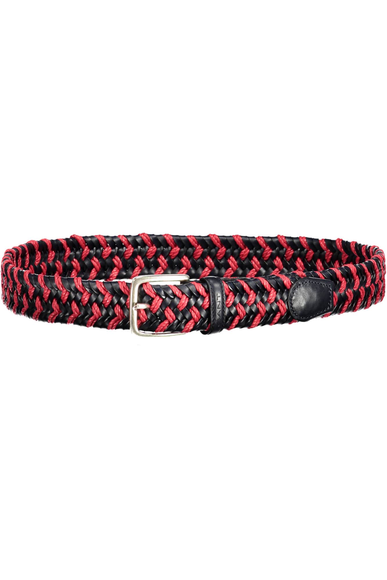 Gant hombre rojo piel cinturón