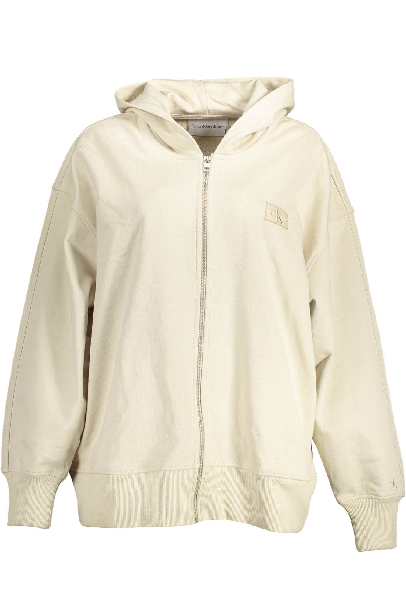 Calvin Klein sudadera con cremallera mujer gris