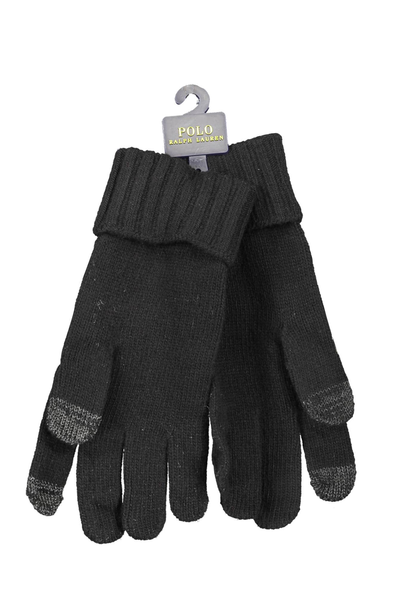 Ralph Lauren hombre negro guantes