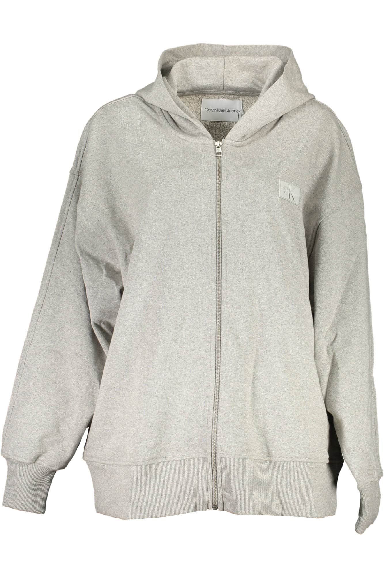 Calvin Klein sudadera con cremallera mujer gris
