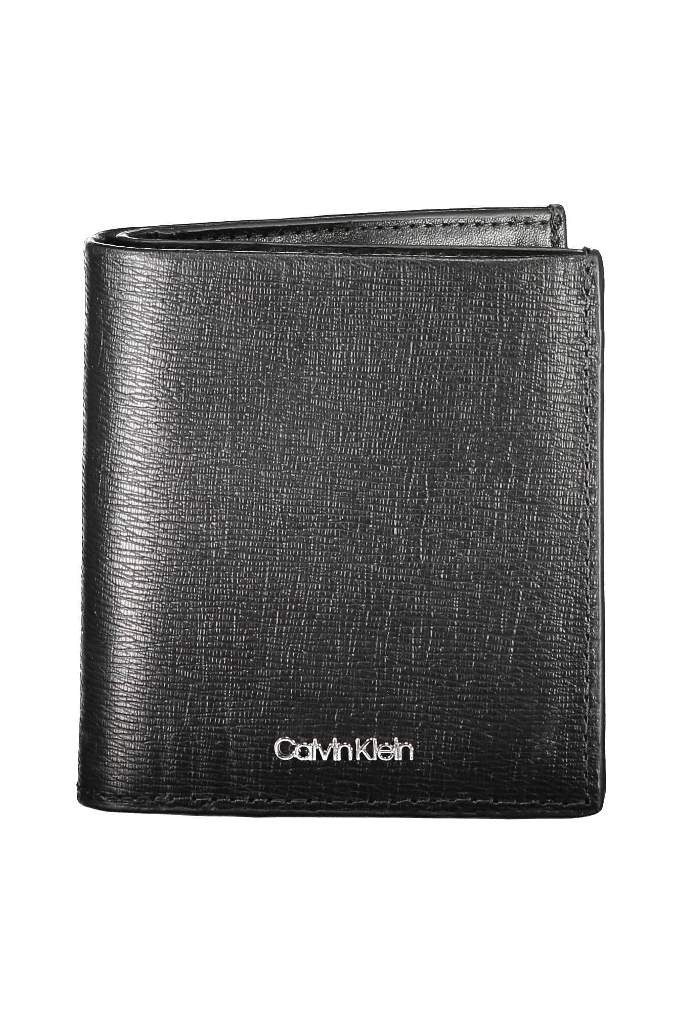 Calvin Klein negro hombre cartera