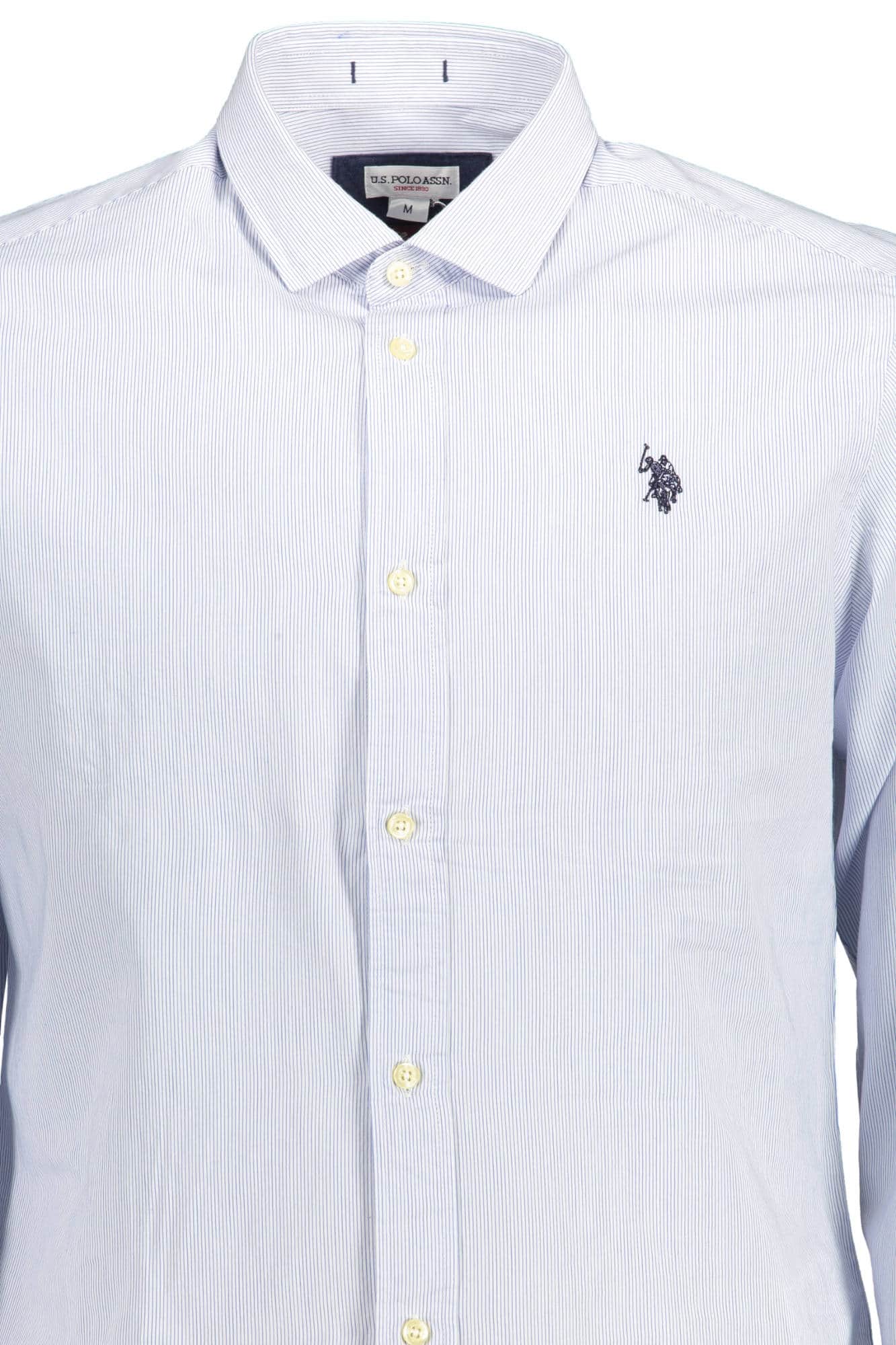 US Polo Assn. hombre manga larga camisa, azul