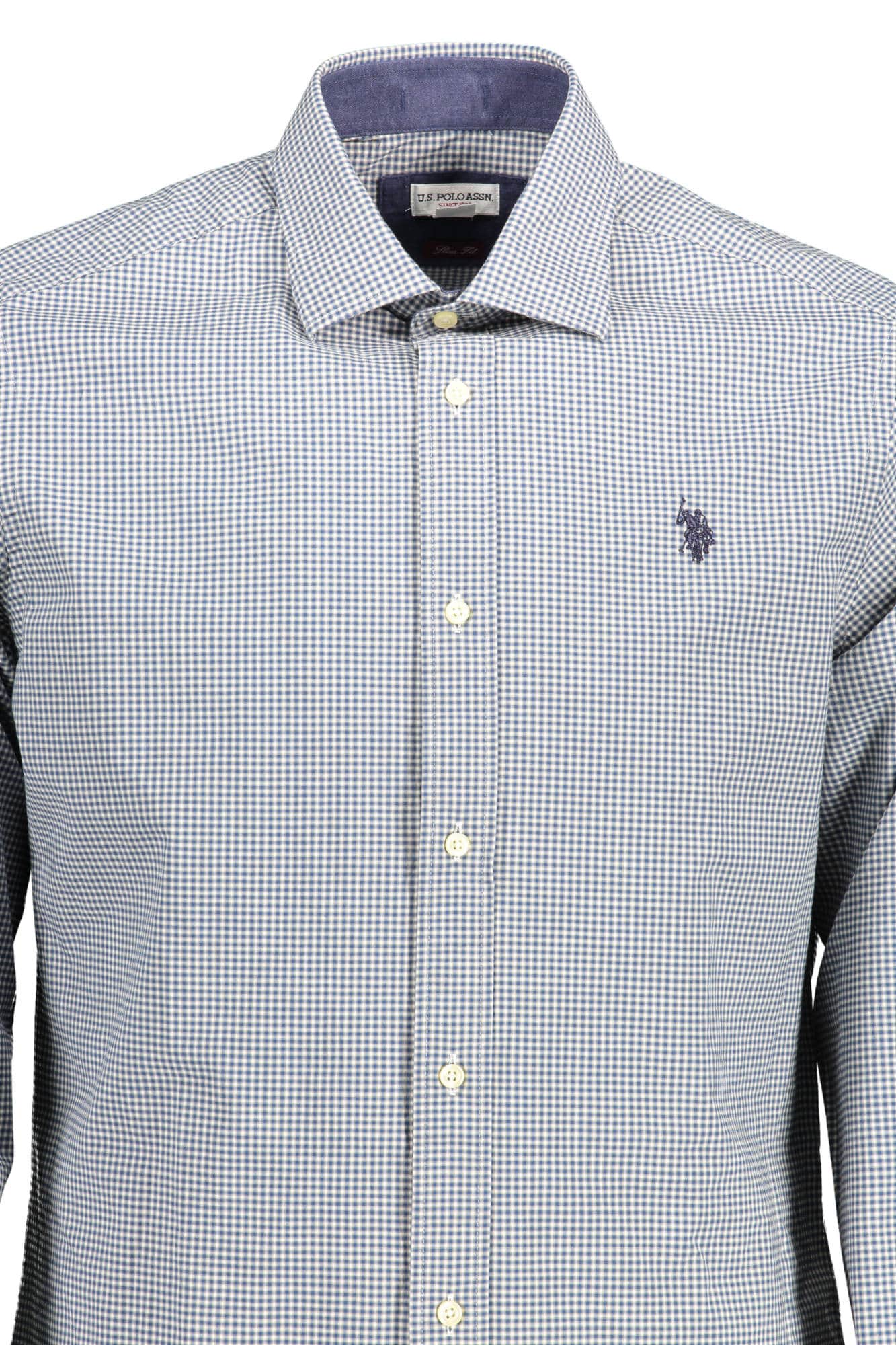 US Polo Assn. hombre manga larga camisa, azul