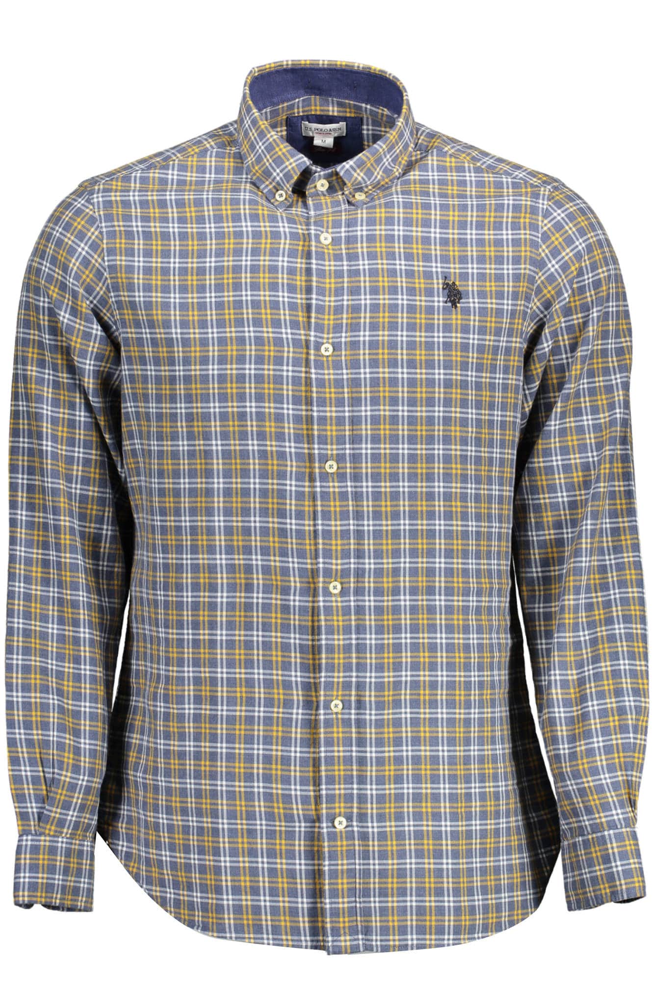 US Polo Assn. hombre azul manga larga camisa