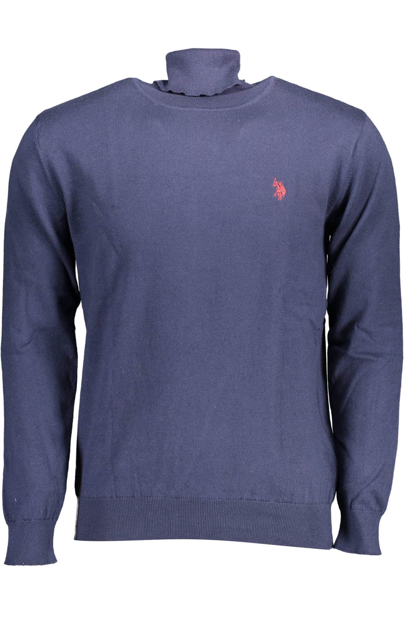 US Polo Assn. hombre azul cuello alto