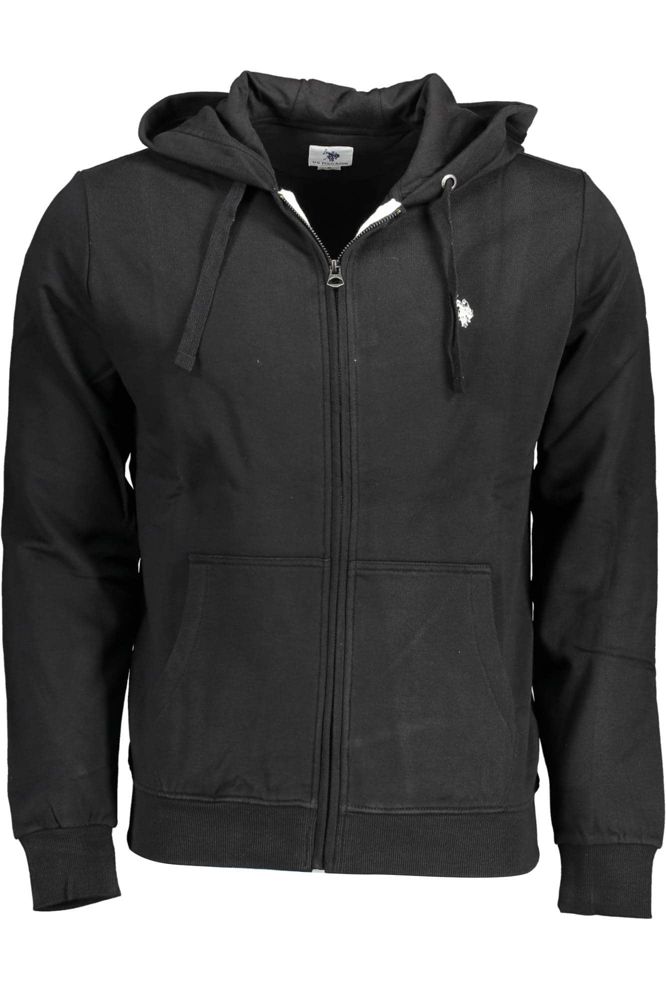 US Polo Assn. hombre gris con cremallera sudadera