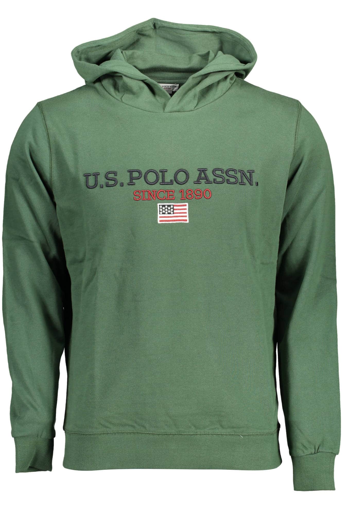 US Polo Assn. hombre blanco con cremallera sudadera