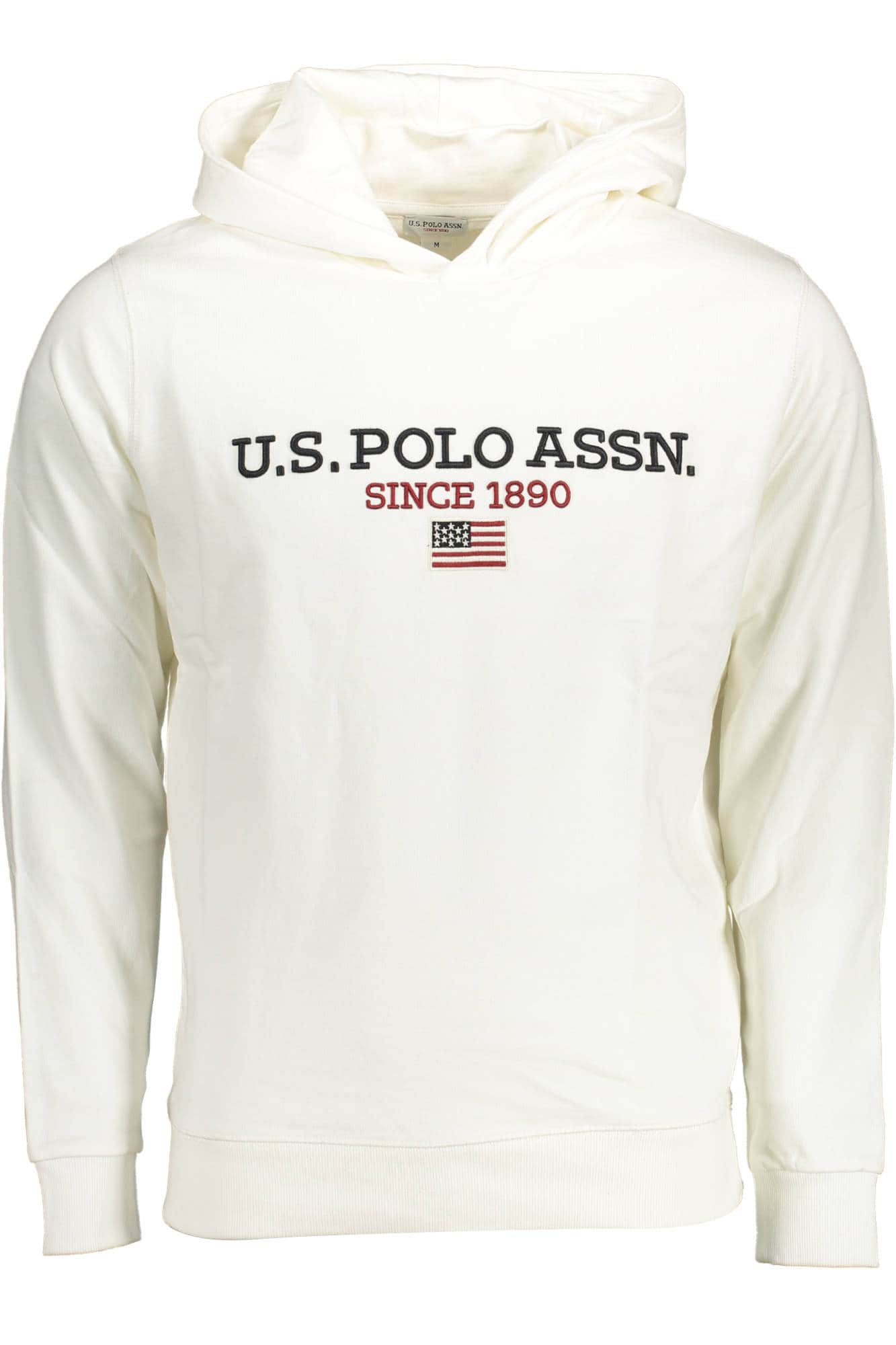 US Polo Assn. hombre blanco con cremallera sudadera