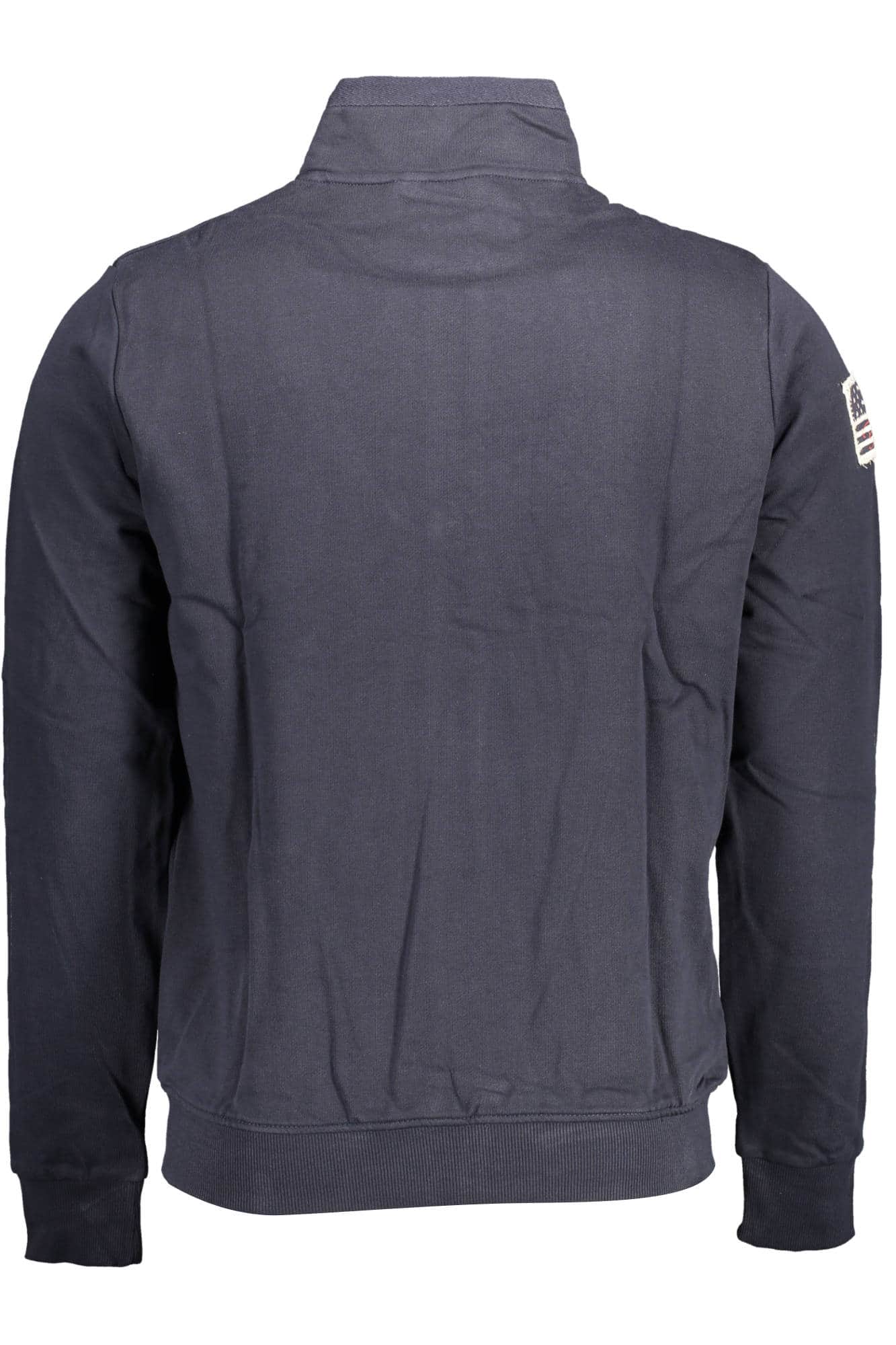 US Polo Assn. hombre morado con cremallera sudadera