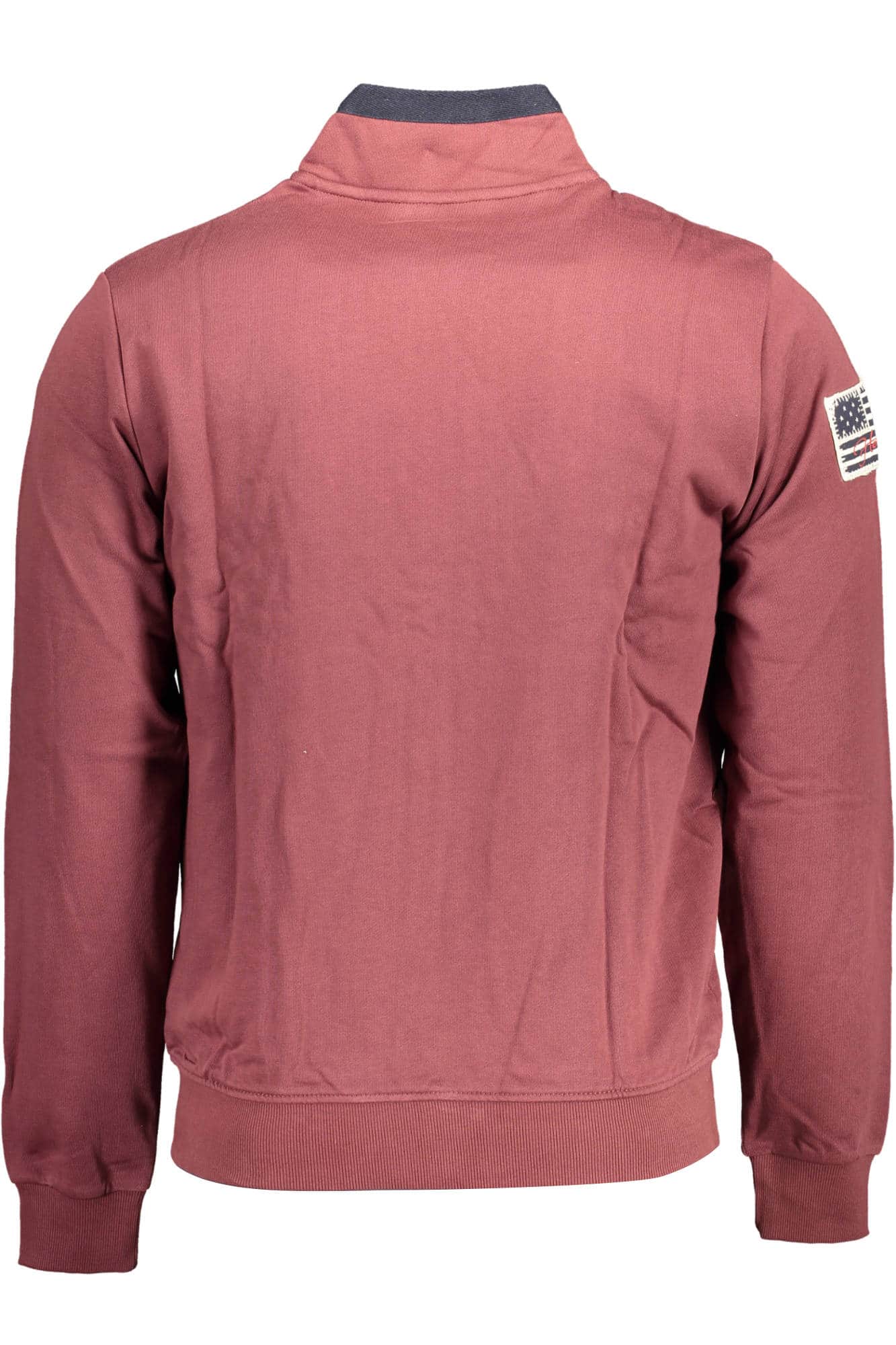 US Polo Assn. hombre morado con cremallera sudadera