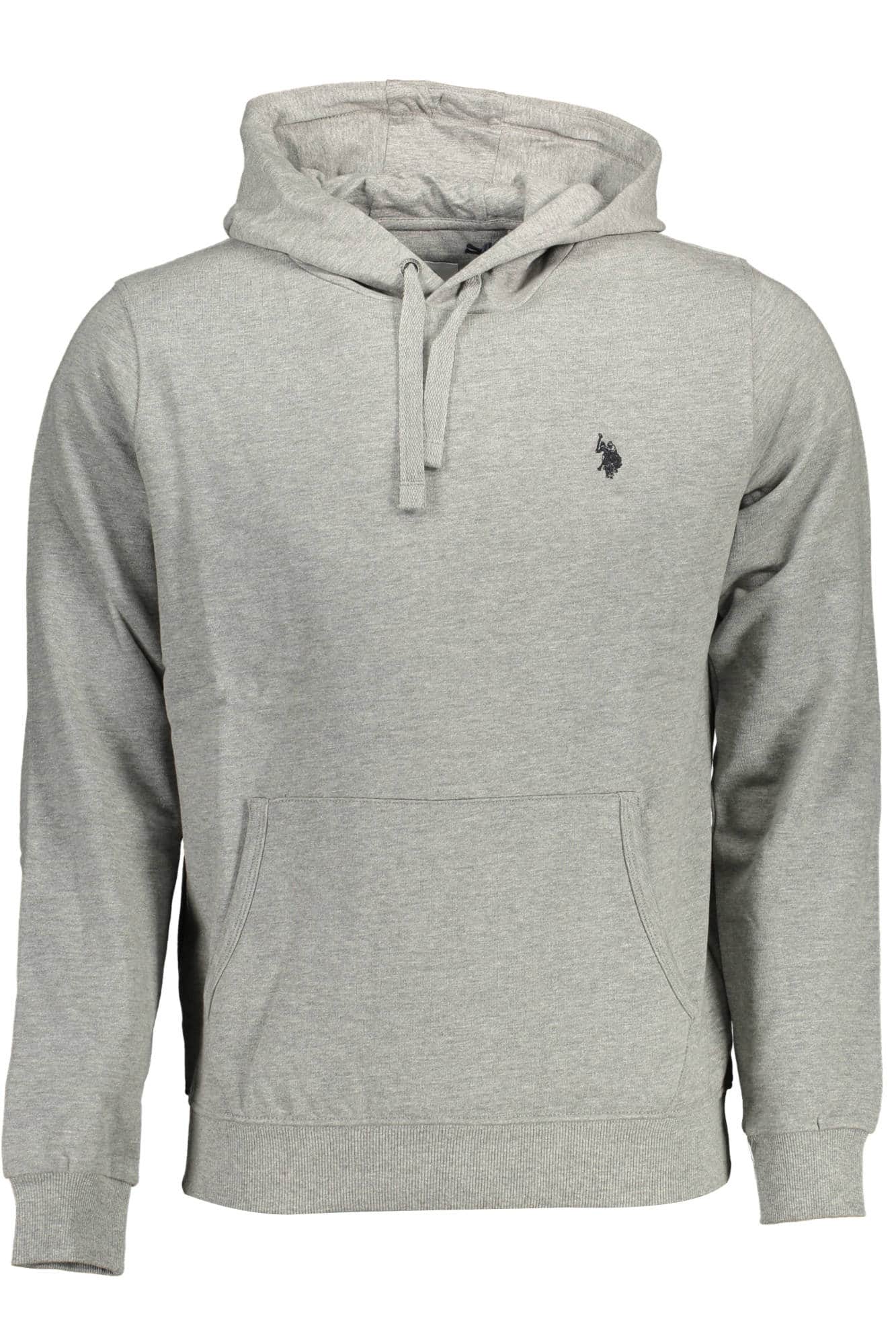 US Polo Assn. hombre negro con cremallera sudadera