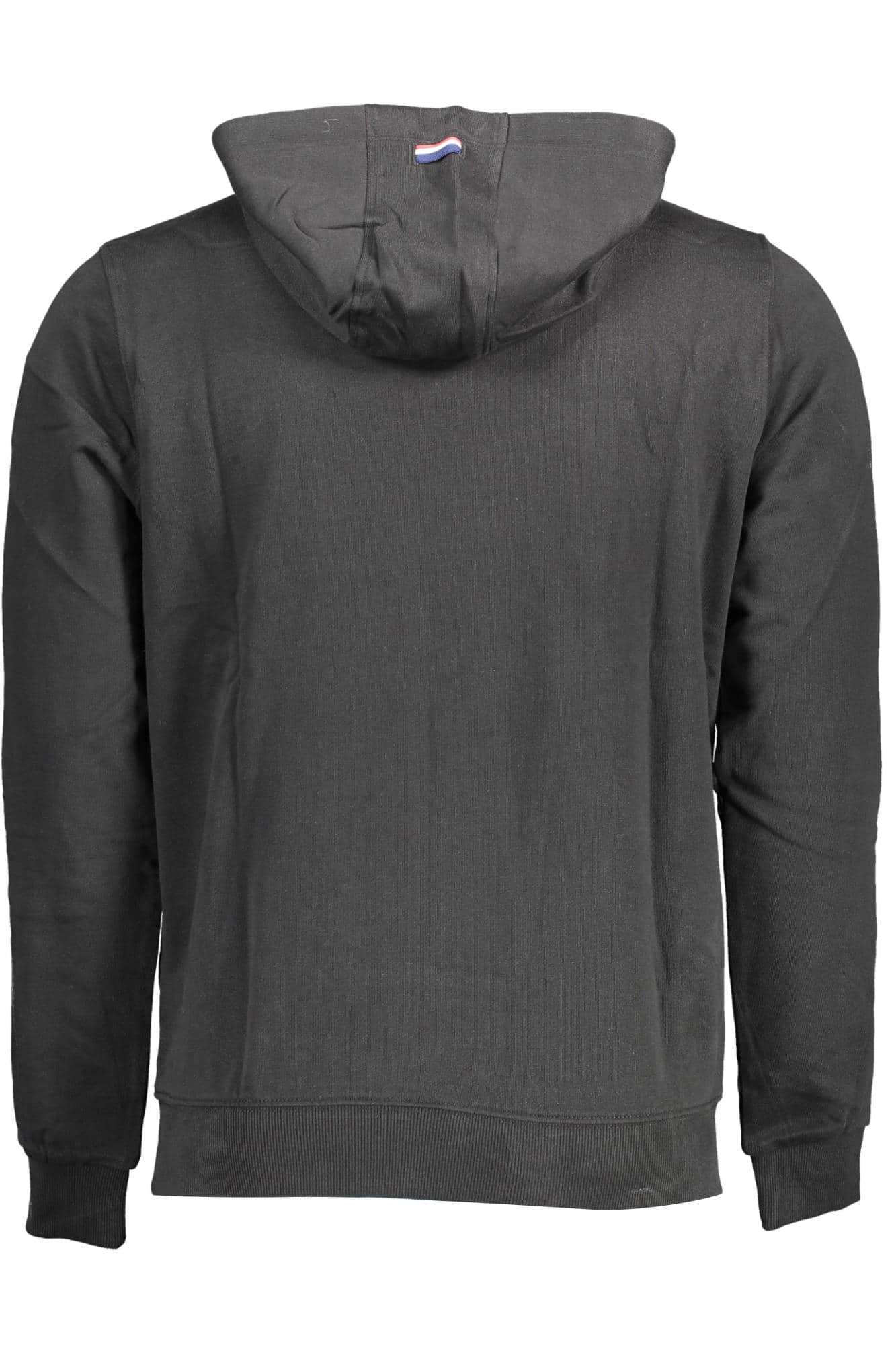 US Polo Assn. hombre negro con cremallera sudadera