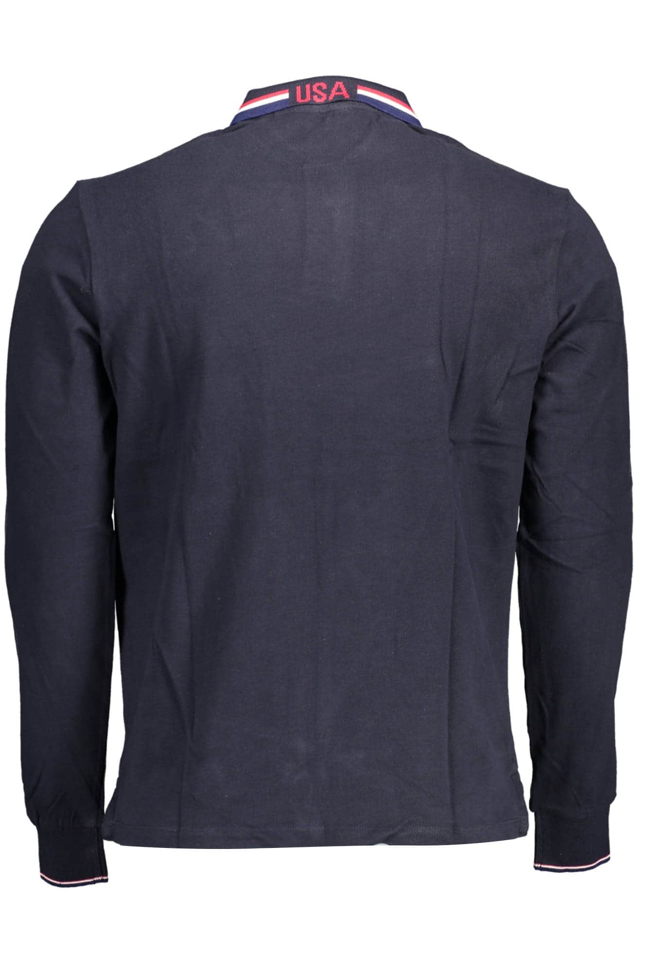 US Polo Assn. hombre manga larga polo, azul