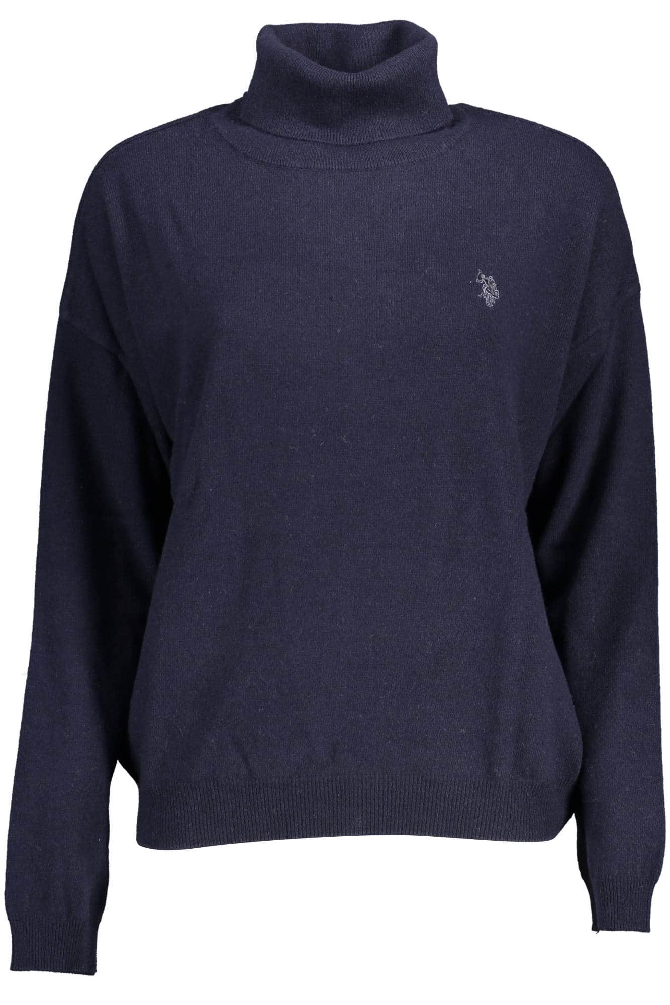 US Polo Assn. mujer azul cuello alto