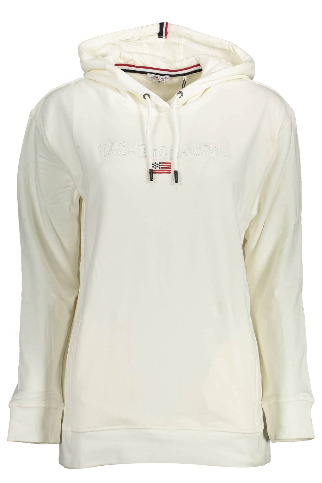 US Polo Assn. mujer blanco con cremallera sudadera