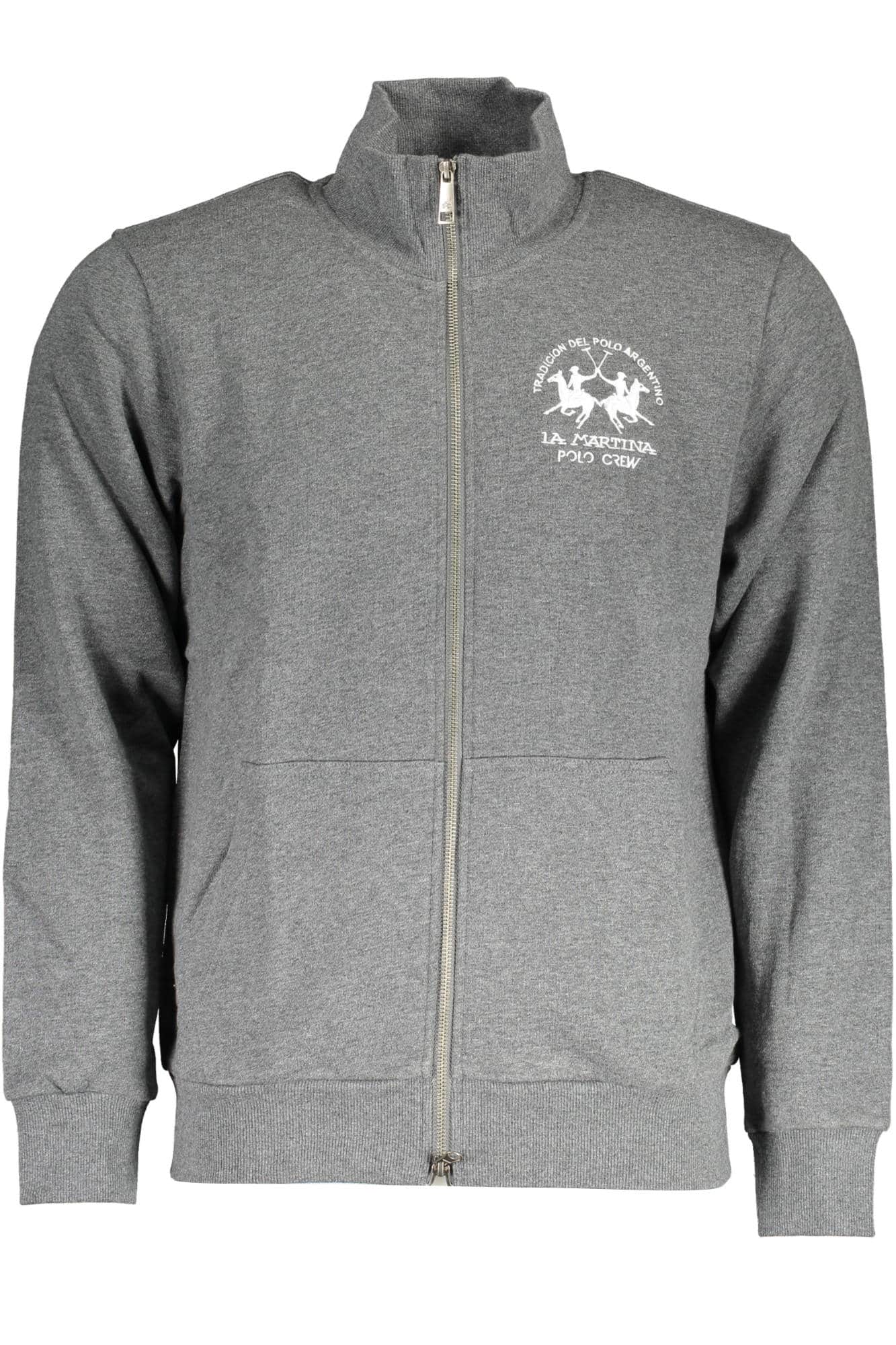 La Martina hombre azul con cremallera sudadera