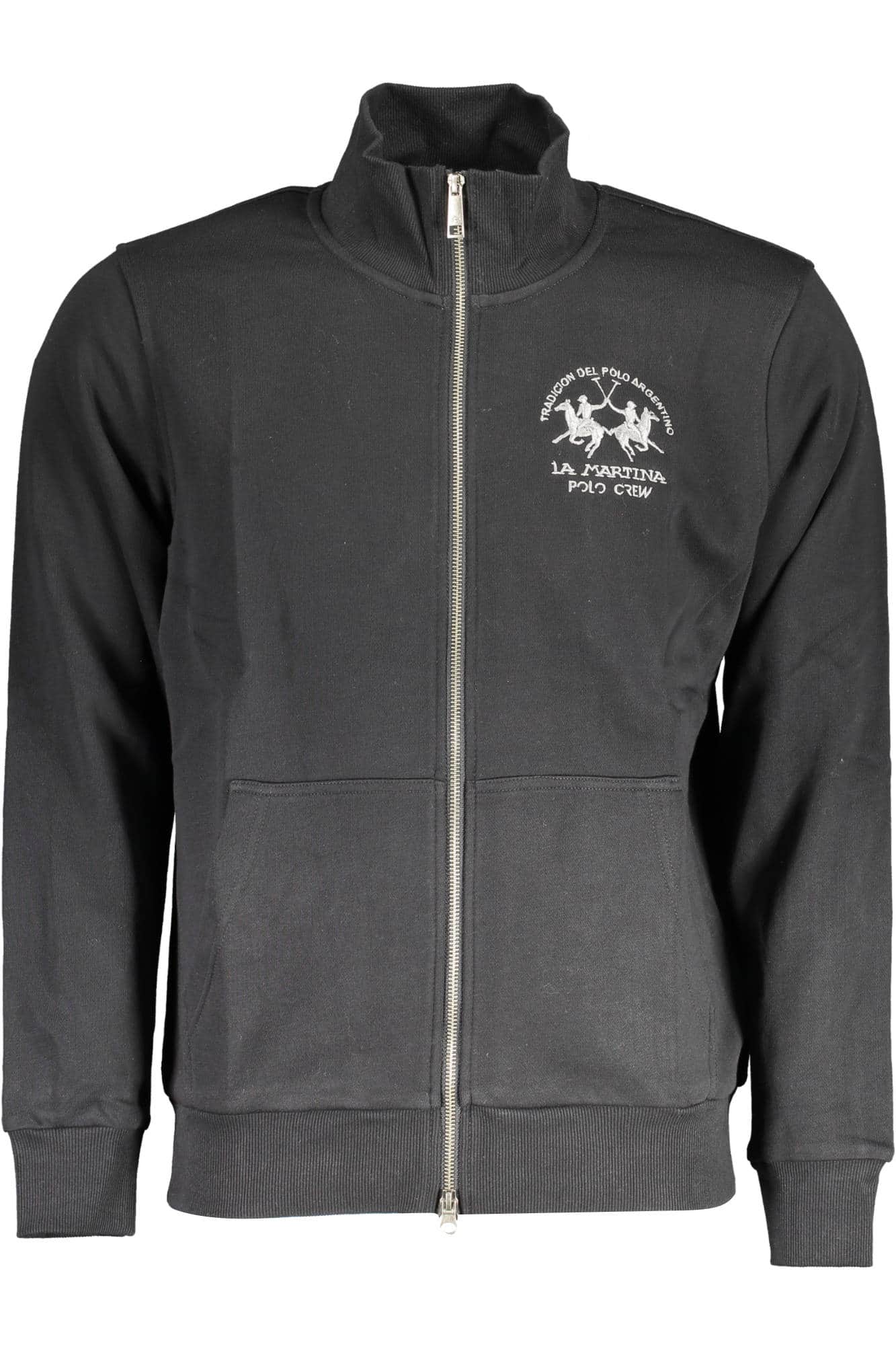 La Martina hombre azul con cremallera sudadera