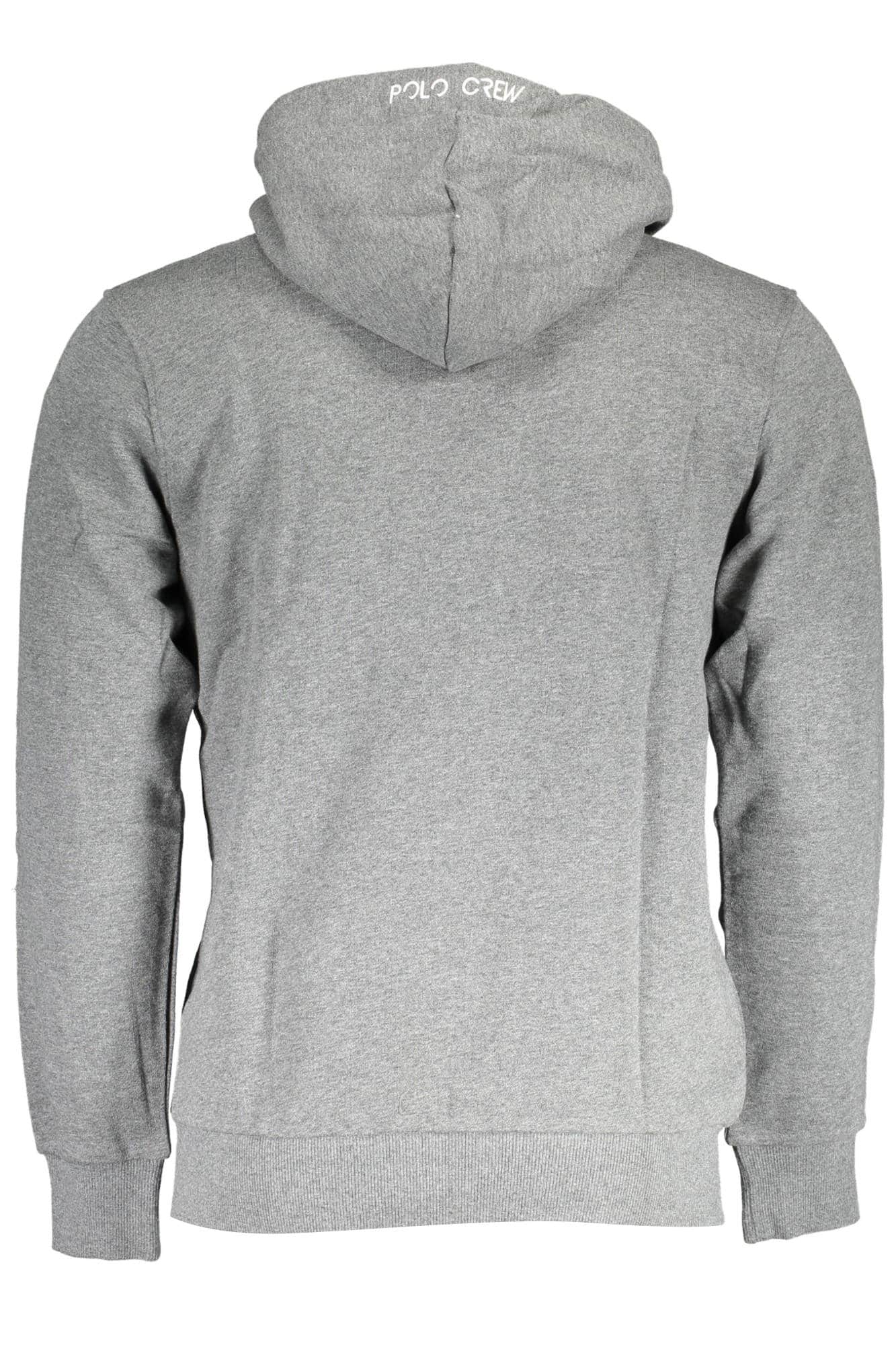 La Martina hombre gris con cremallera sudadera
