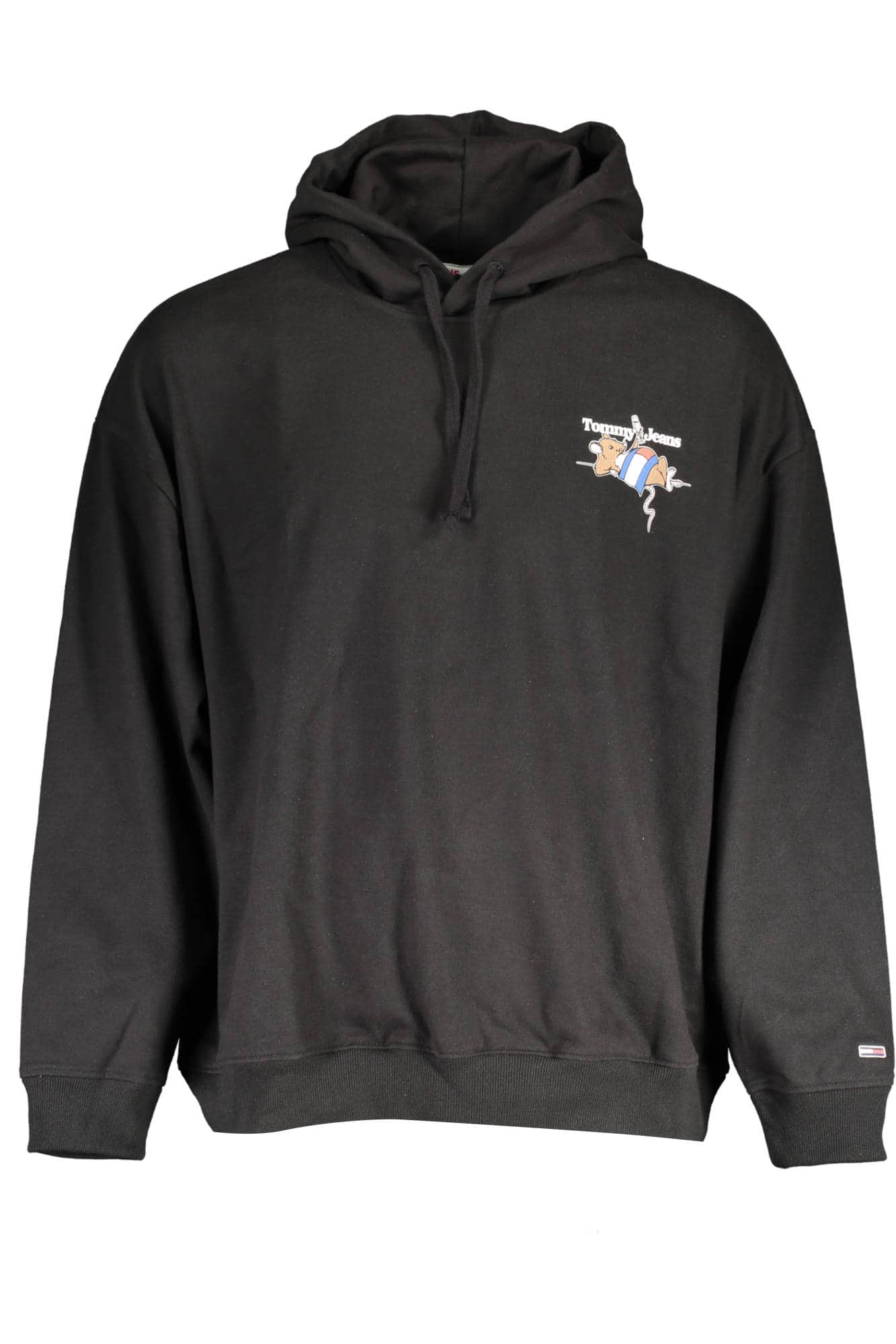 Tommy Hilfiger sudadera sin cremallera negro hombre
