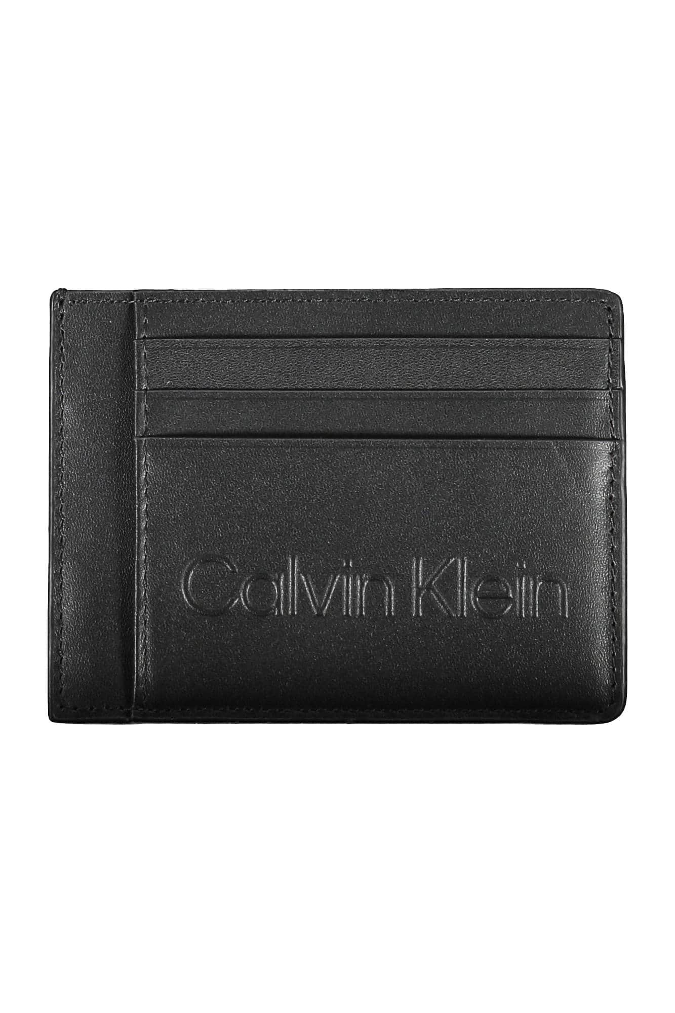 Calvin Klein negro hombre cartera