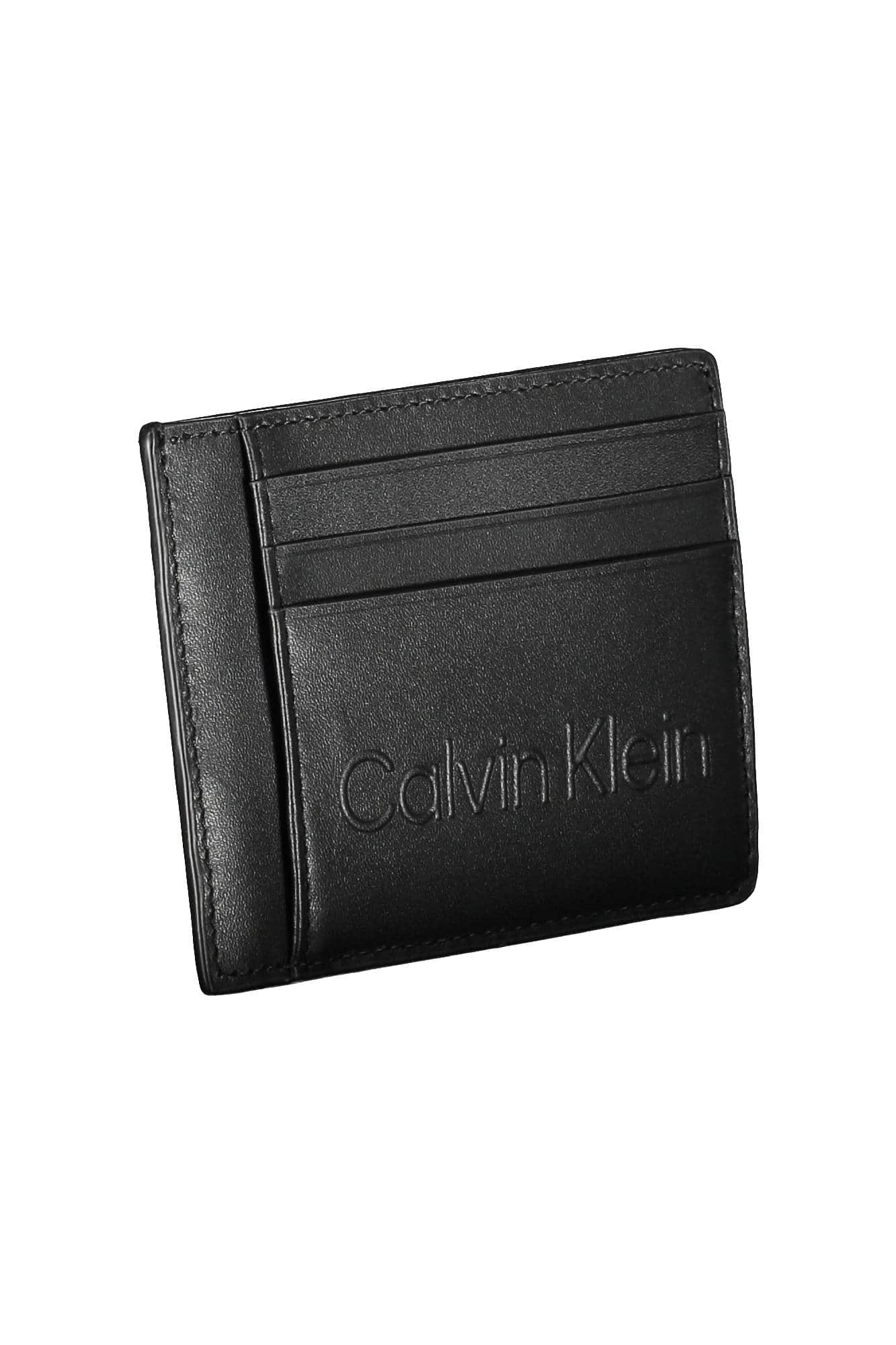 Calvin Klein negro hombre cartera
