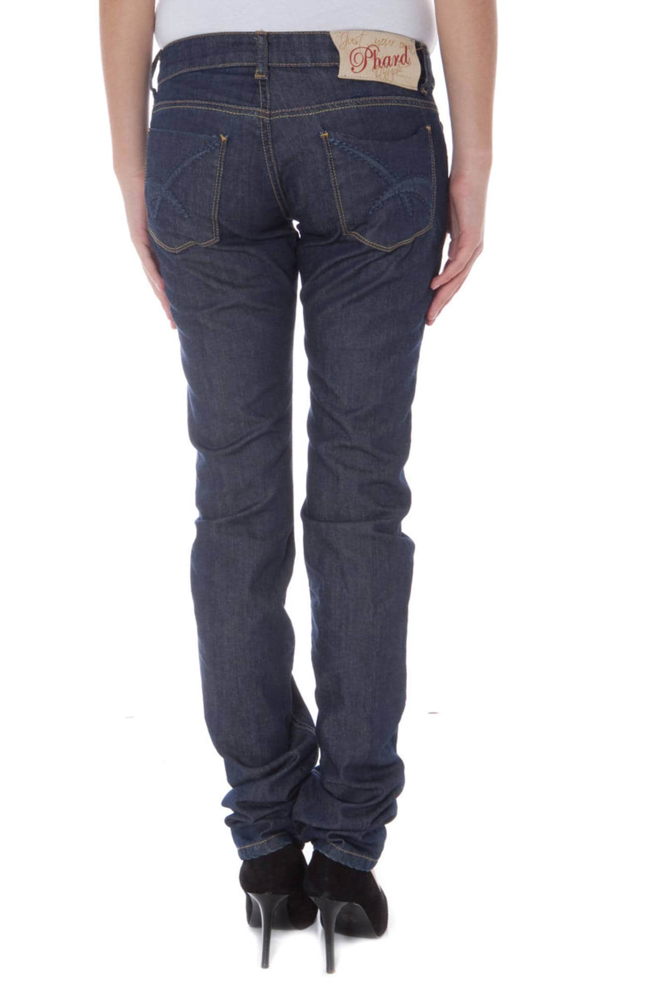 Azul mujer denim denim hard vaqueros