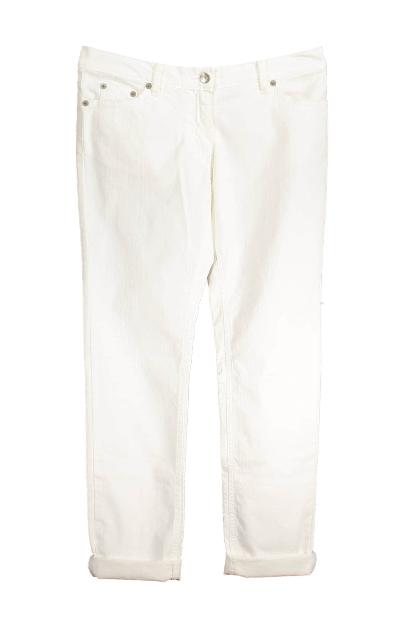 Fred Perry blanco mujer pantalón