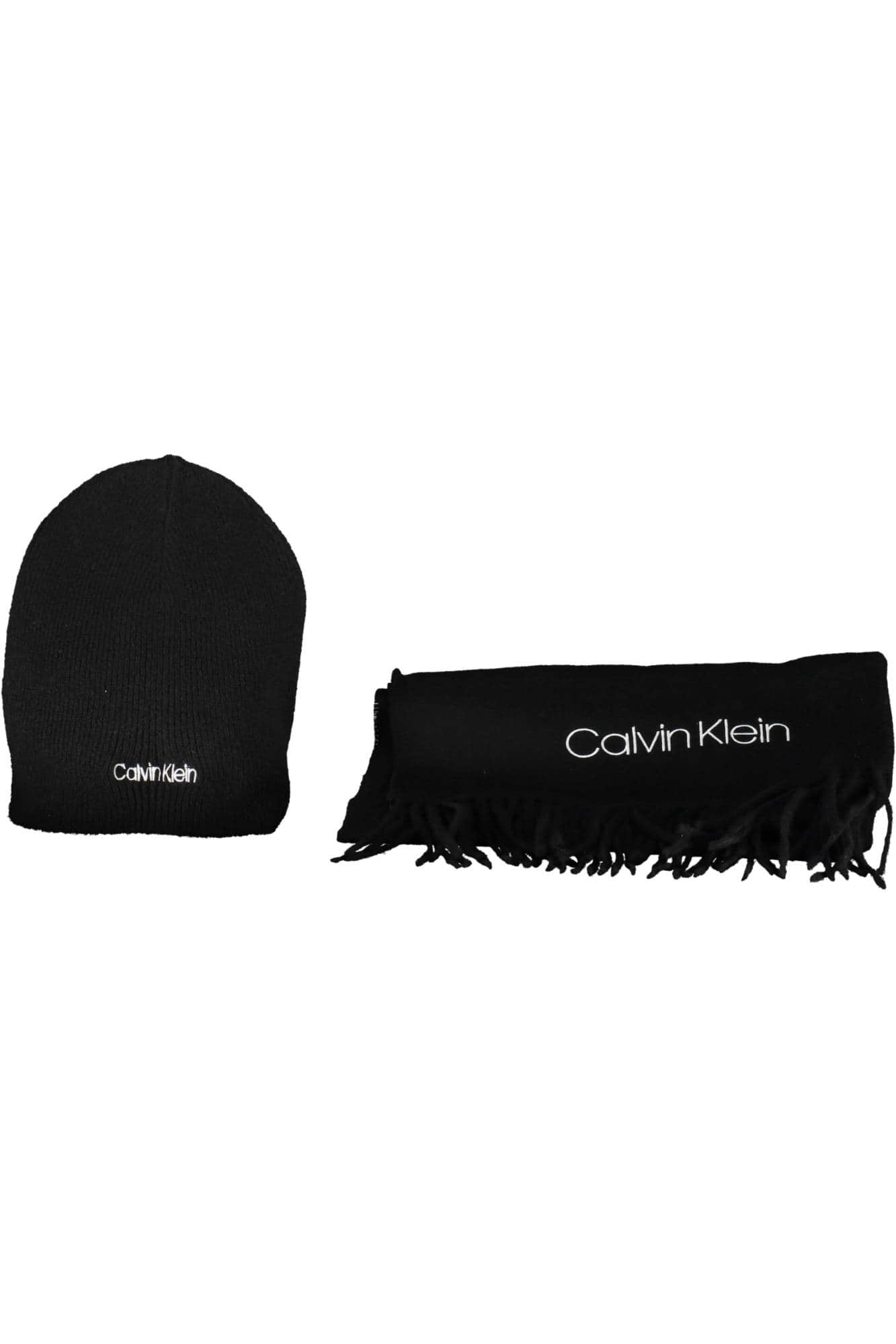 Calvin Klein negro hombre bufanda