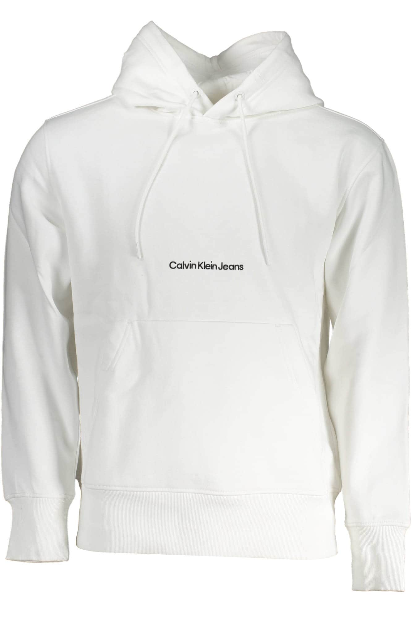 Calvin Klein blanco hombre sudadera sin cremallera